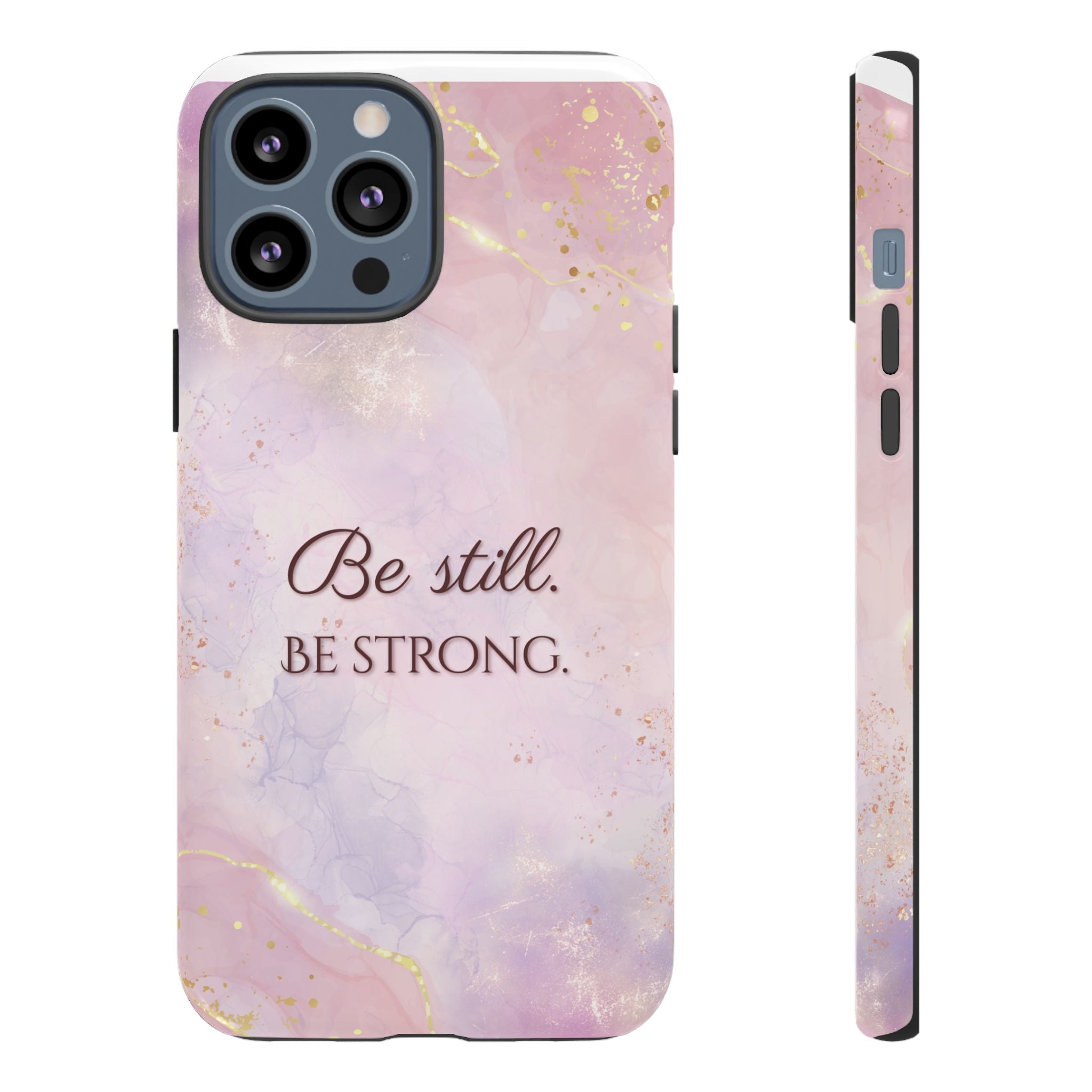 Be Still, Be Strong Marble Phone Case