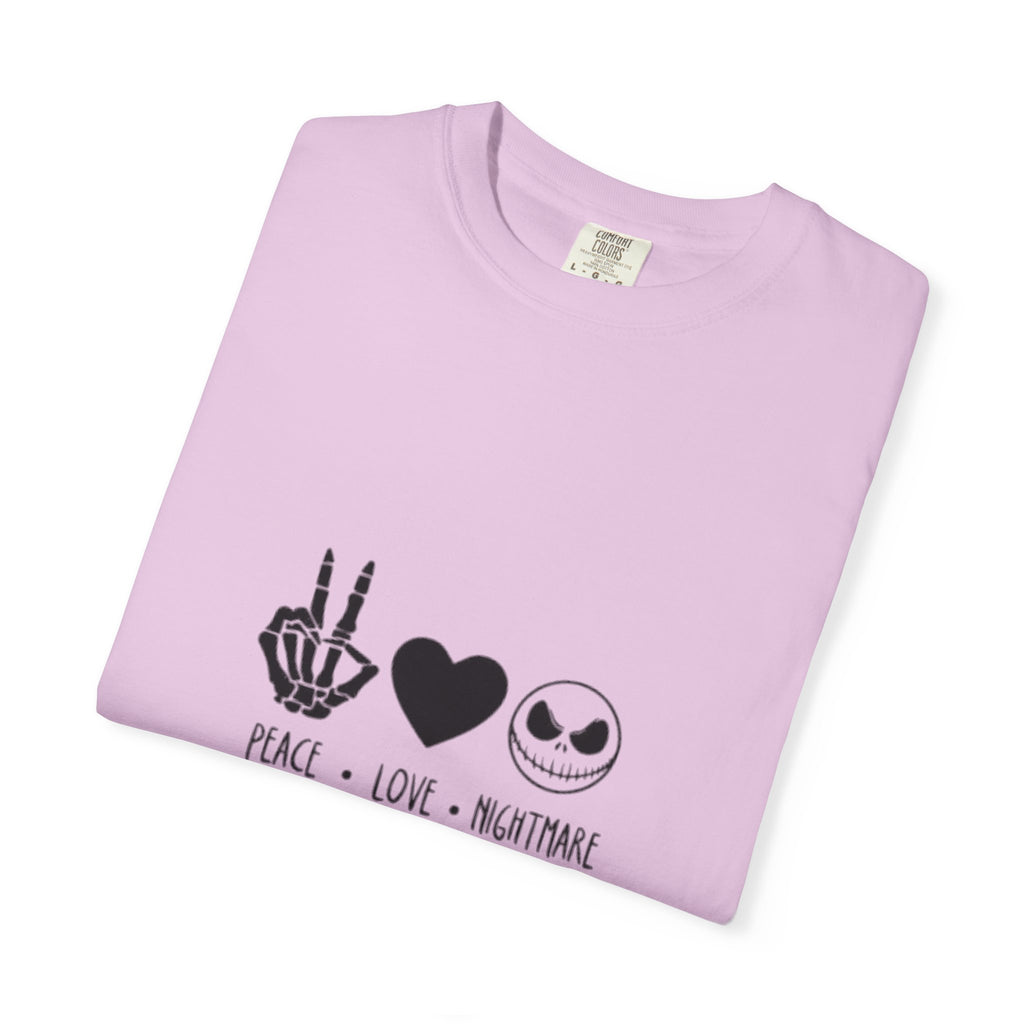Peace • Love • Nightmare T-Shirt — Jack Skellington Inspired Graphic Tee