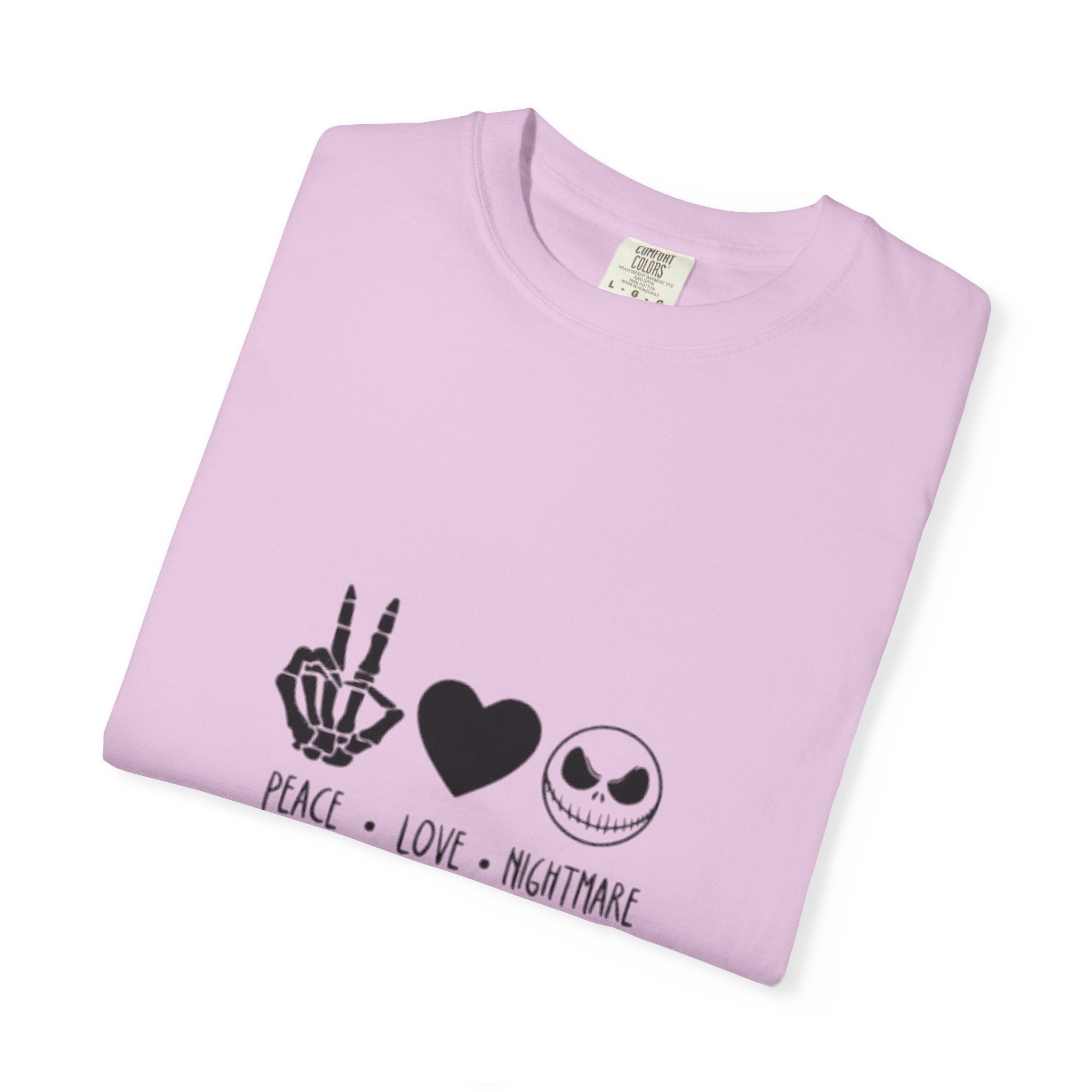 Peace • Love • Nightmare T-Shirt — Jack Skellington Inspired Graphic Tee