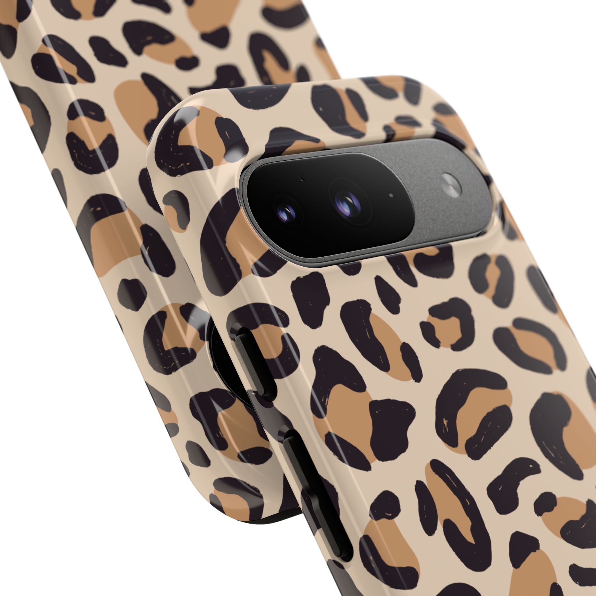 Leopard Print Tough Phone Case — Stylish Protective Phone Cover