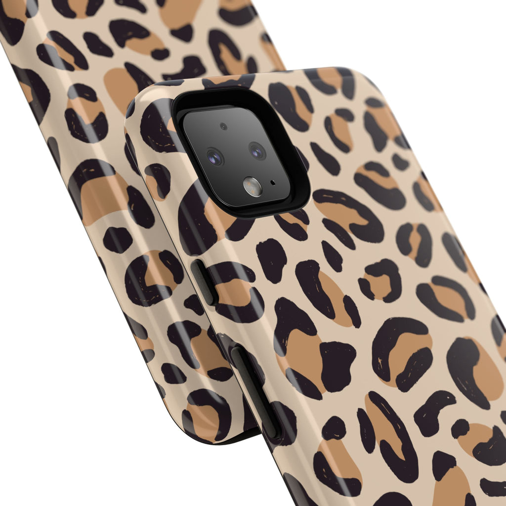 Leopard Print Tough Phone Case — Stylish Protective Phone Cover