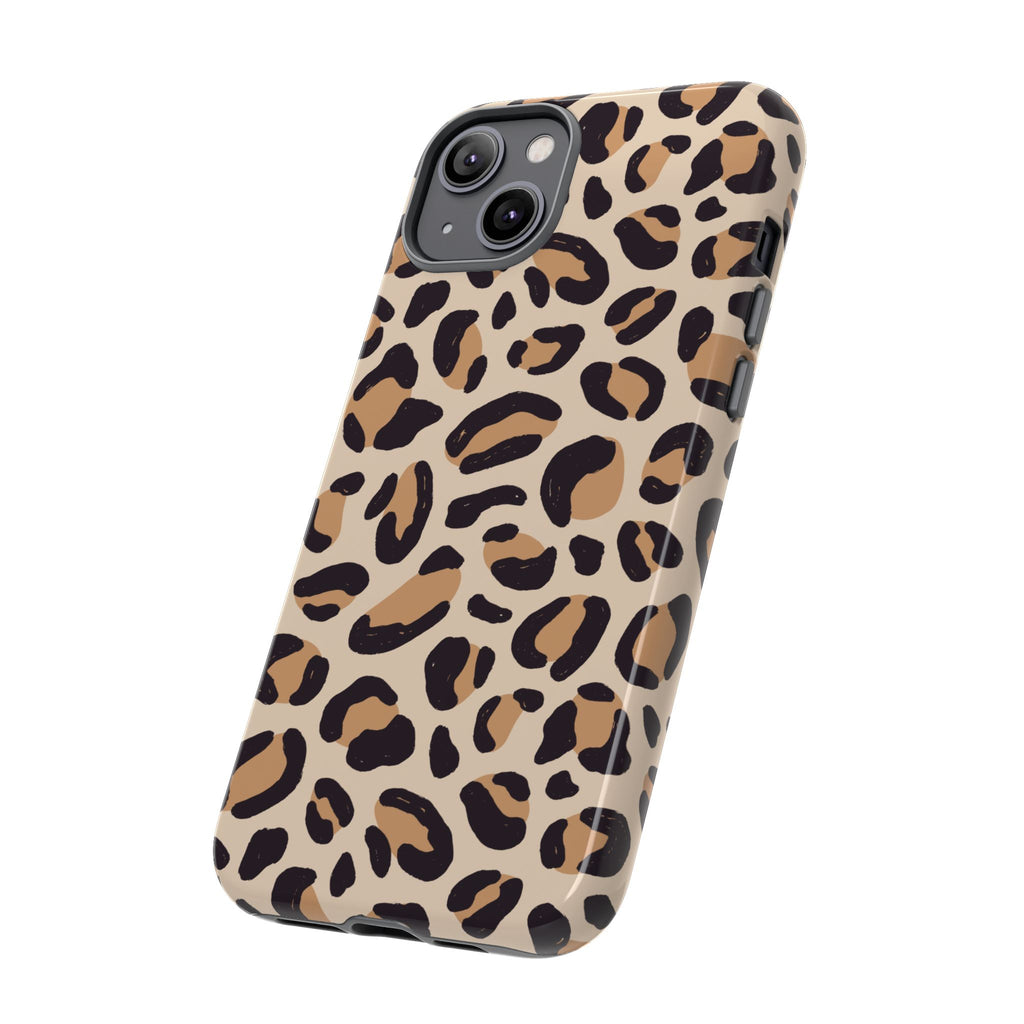 Leopard Print Tough Phone Case — Stylish Protective Phone Cover