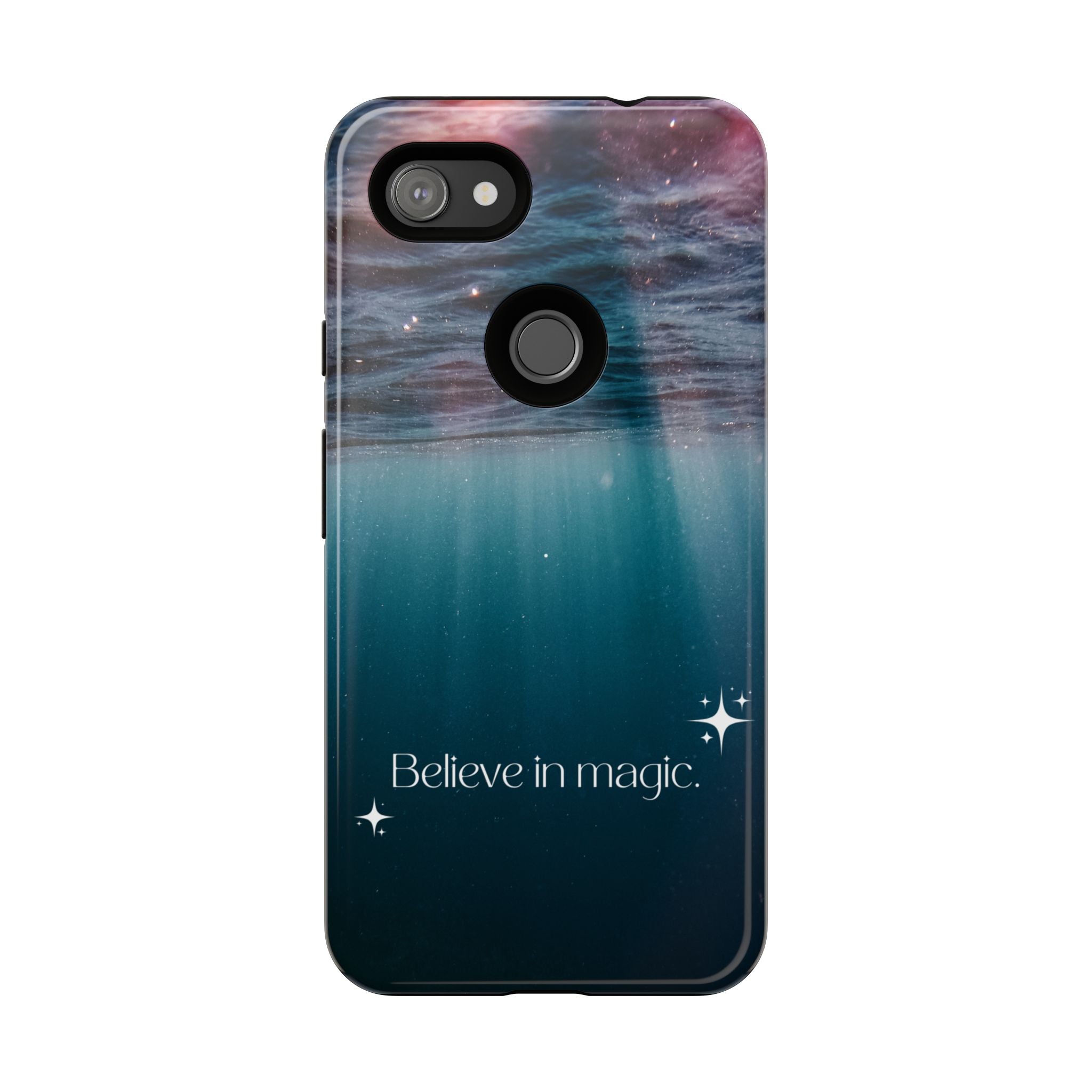 Believe in Magic Phone Case — Galaxy Ocean Phone Case