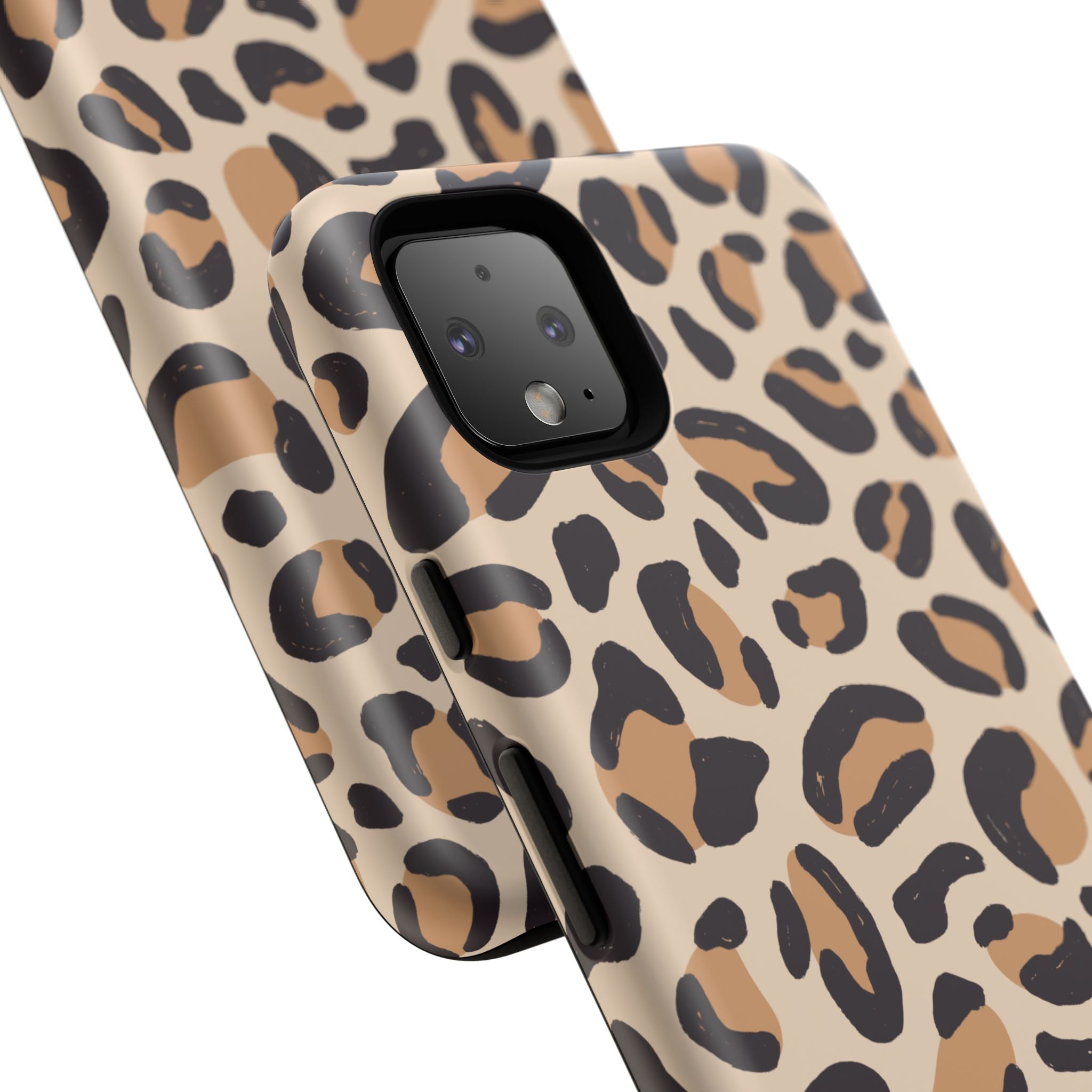 Leopard Print Tough Phone Case — Stylish Protective Phone Cover