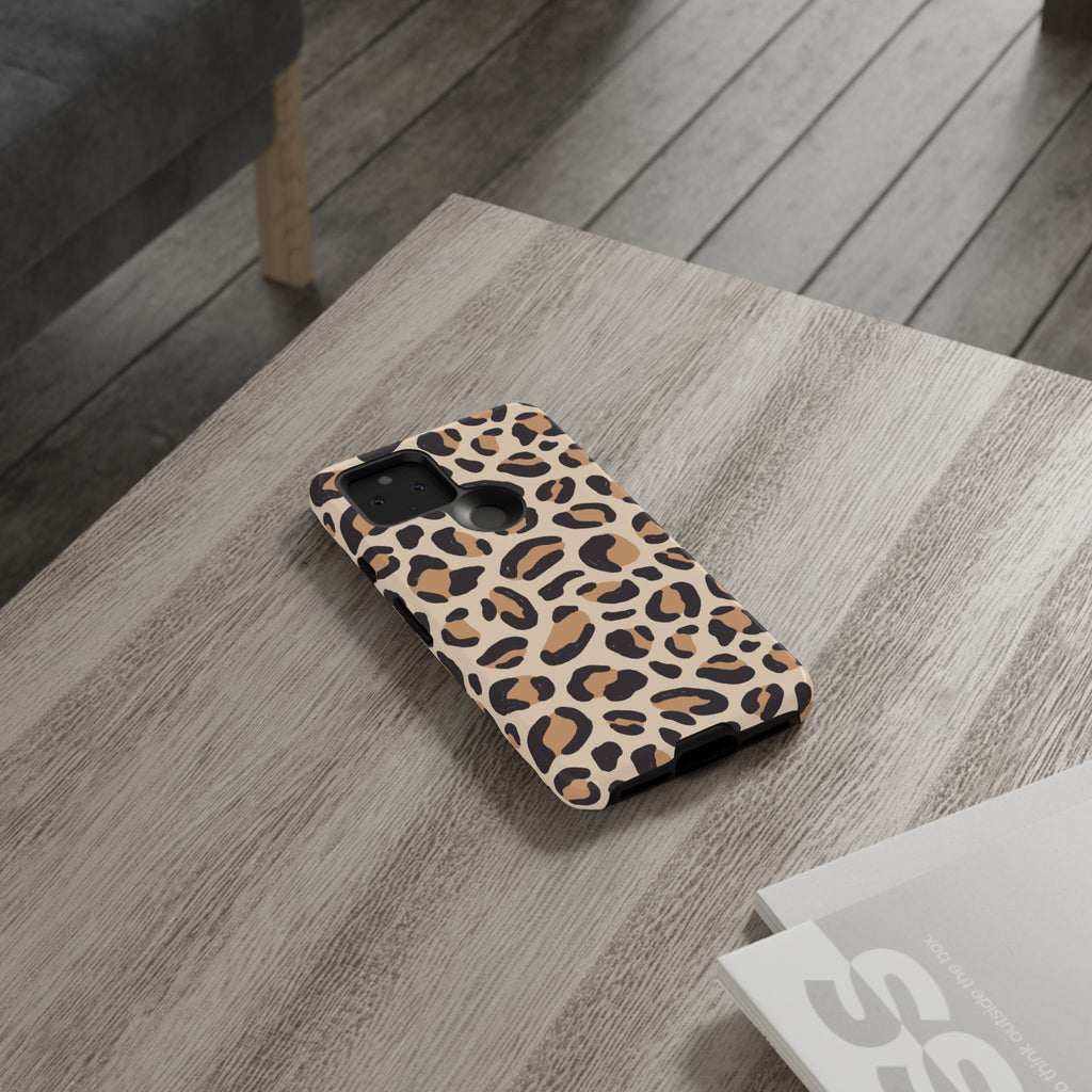 Leopard Print Tough Phone Case — Stylish Protective Phone Cover