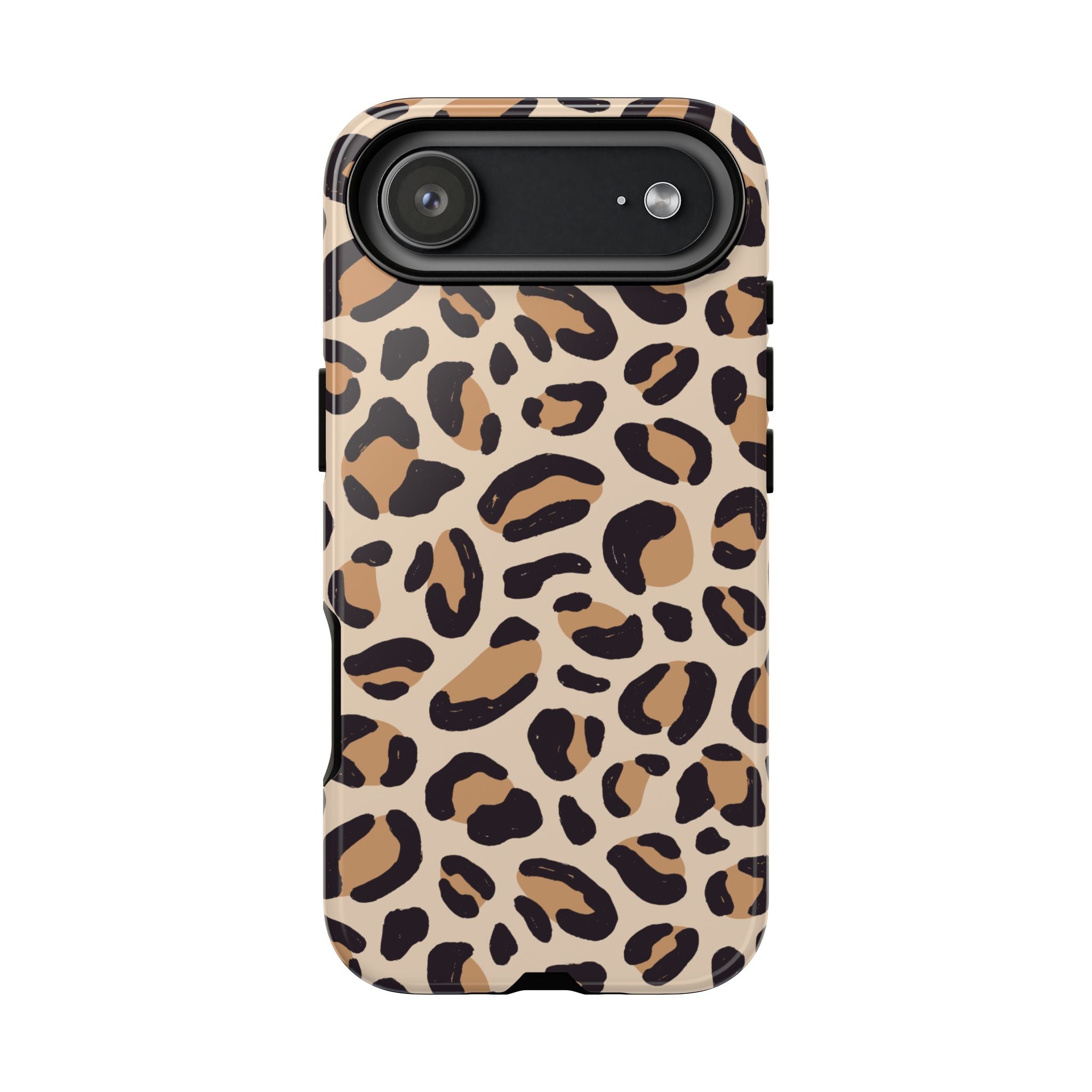 Leopard Print Tough Phone Case — Stylish Protective Phone Cover