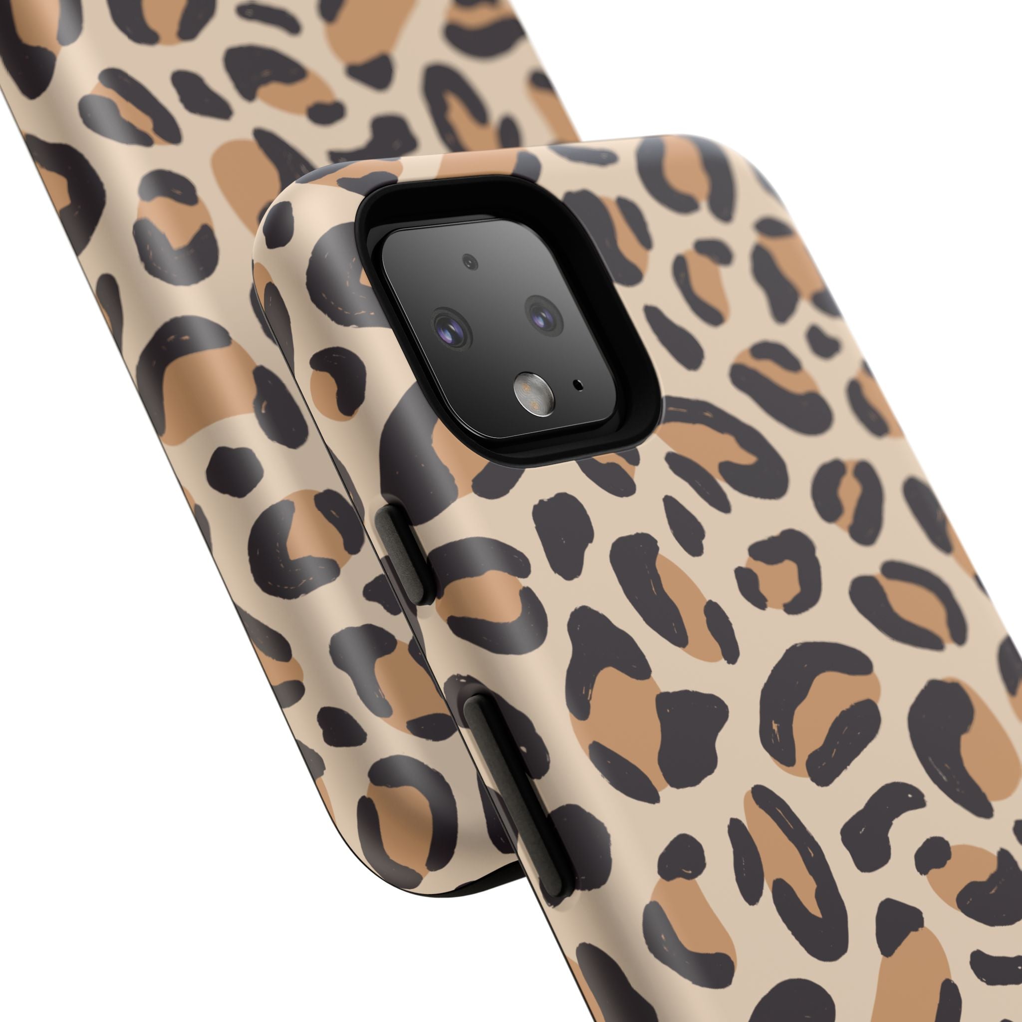 Leopard Print Tough Phone Case — Stylish Protective Phone Cover