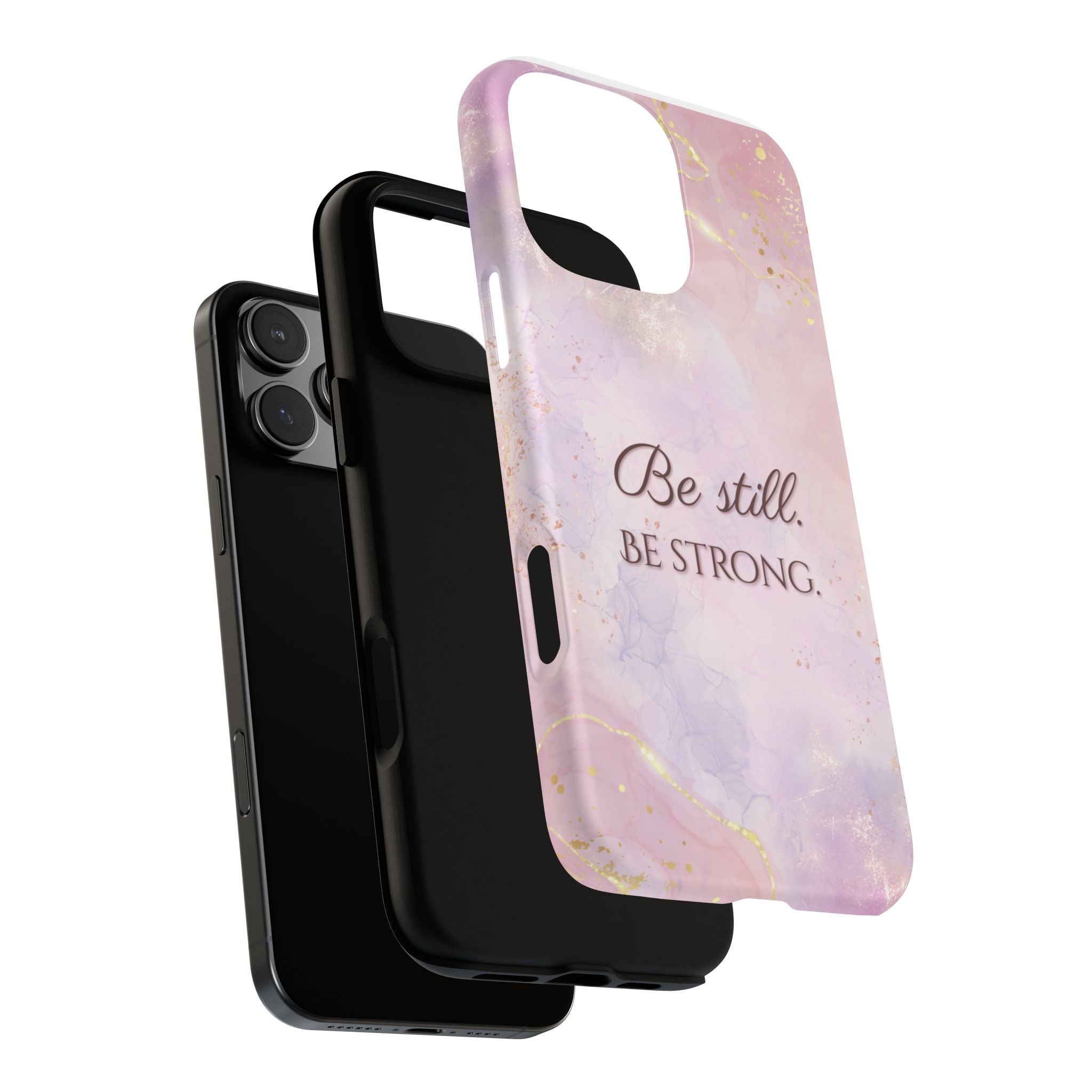 Be Still, Be Strong Marble Phone Case