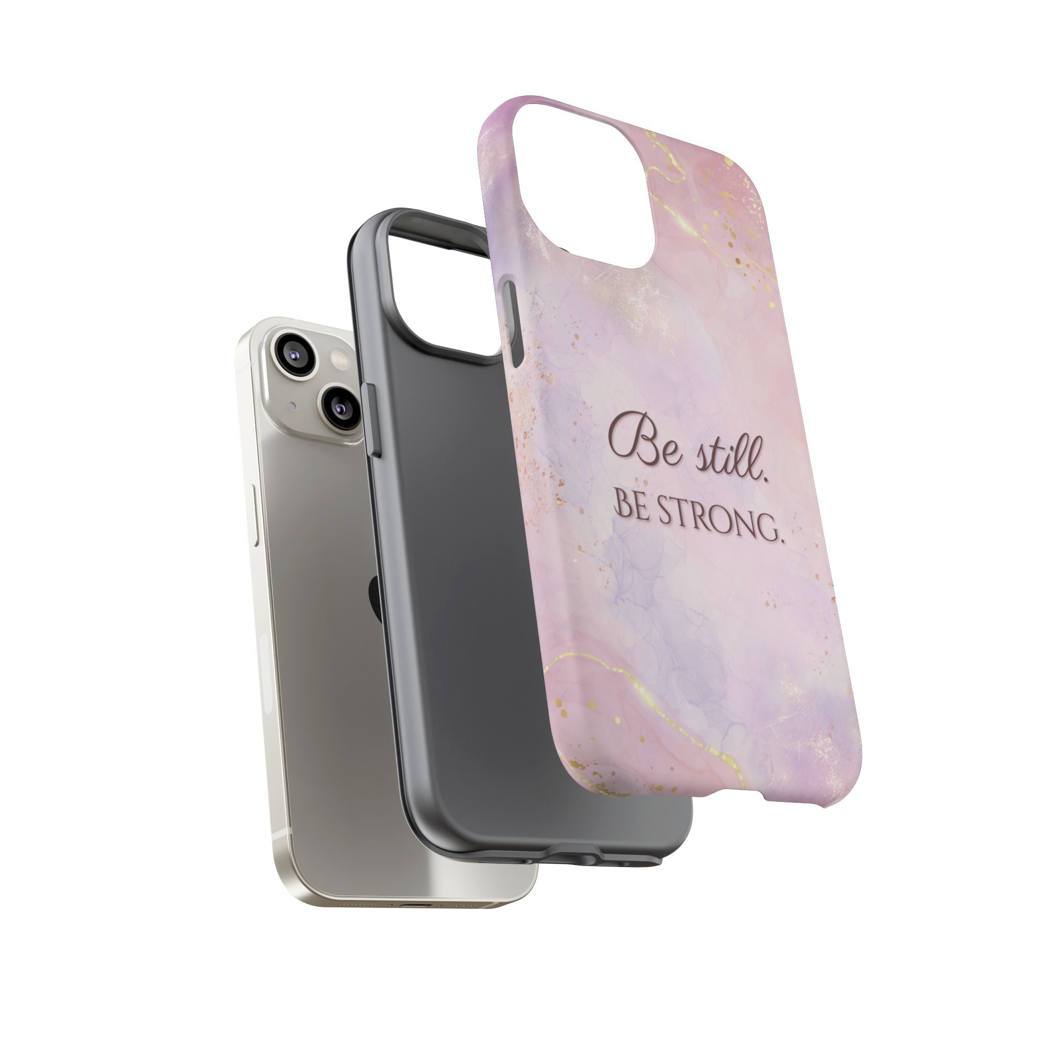 Be Still, Be Strong Marble Phone Case