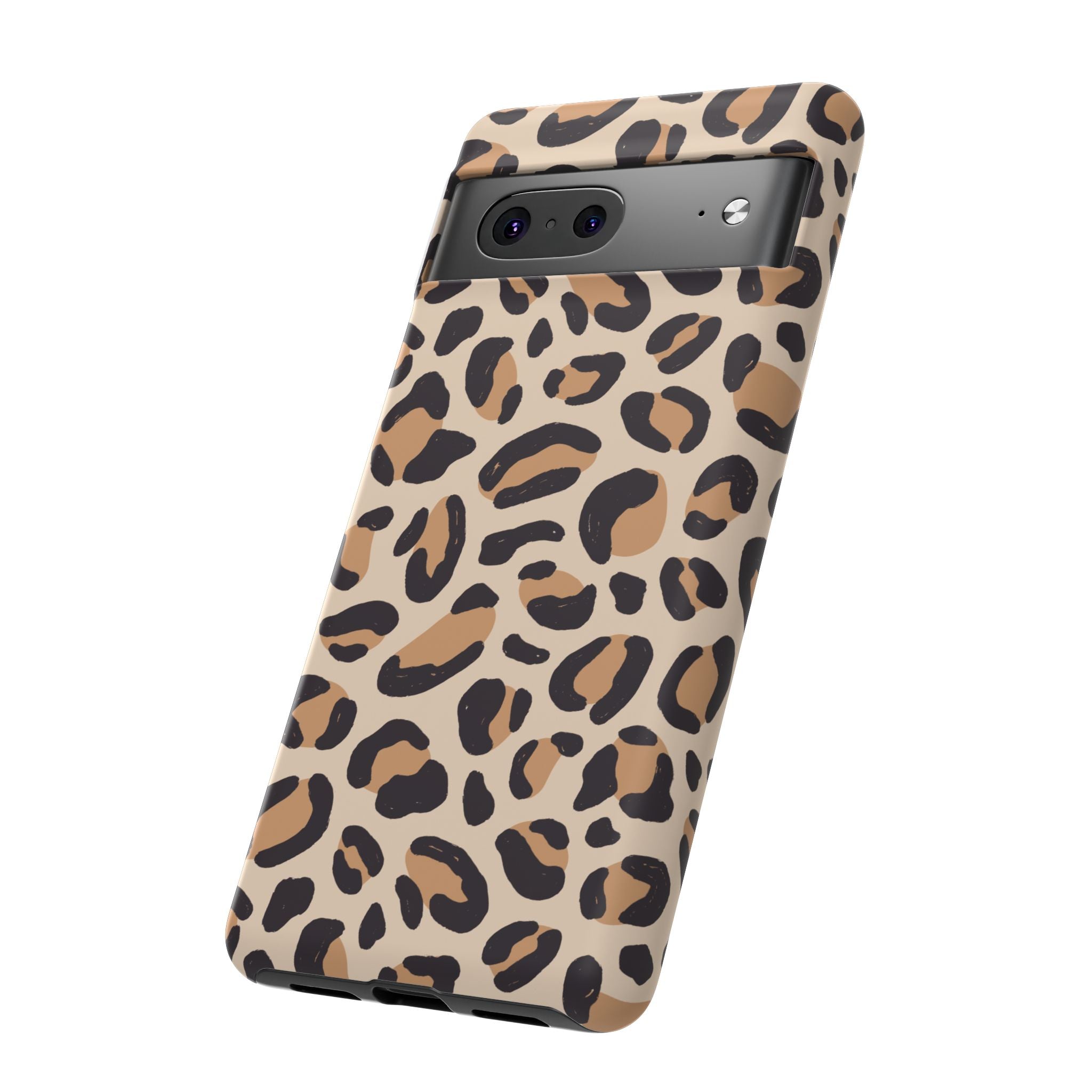 Leopard Print Tough Phone Case — Stylish Protective Phone Cover