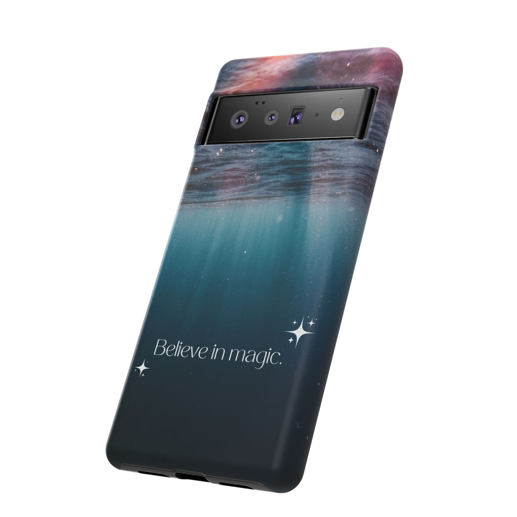 Believe in Magic Phone Case — Galaxy Ocean Phone Case