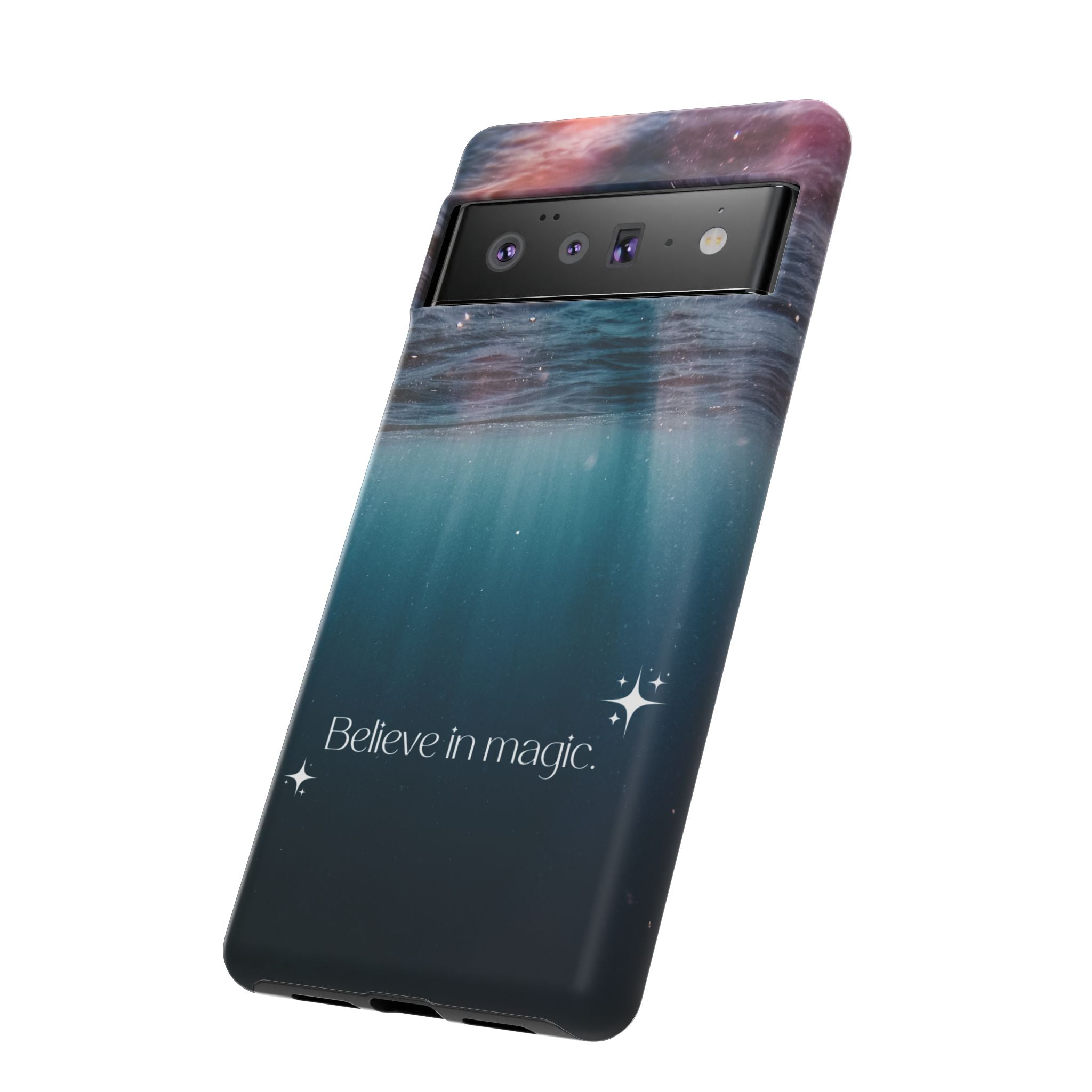Believe in Magic Phone Case — Galaxy Ocean Phone Case