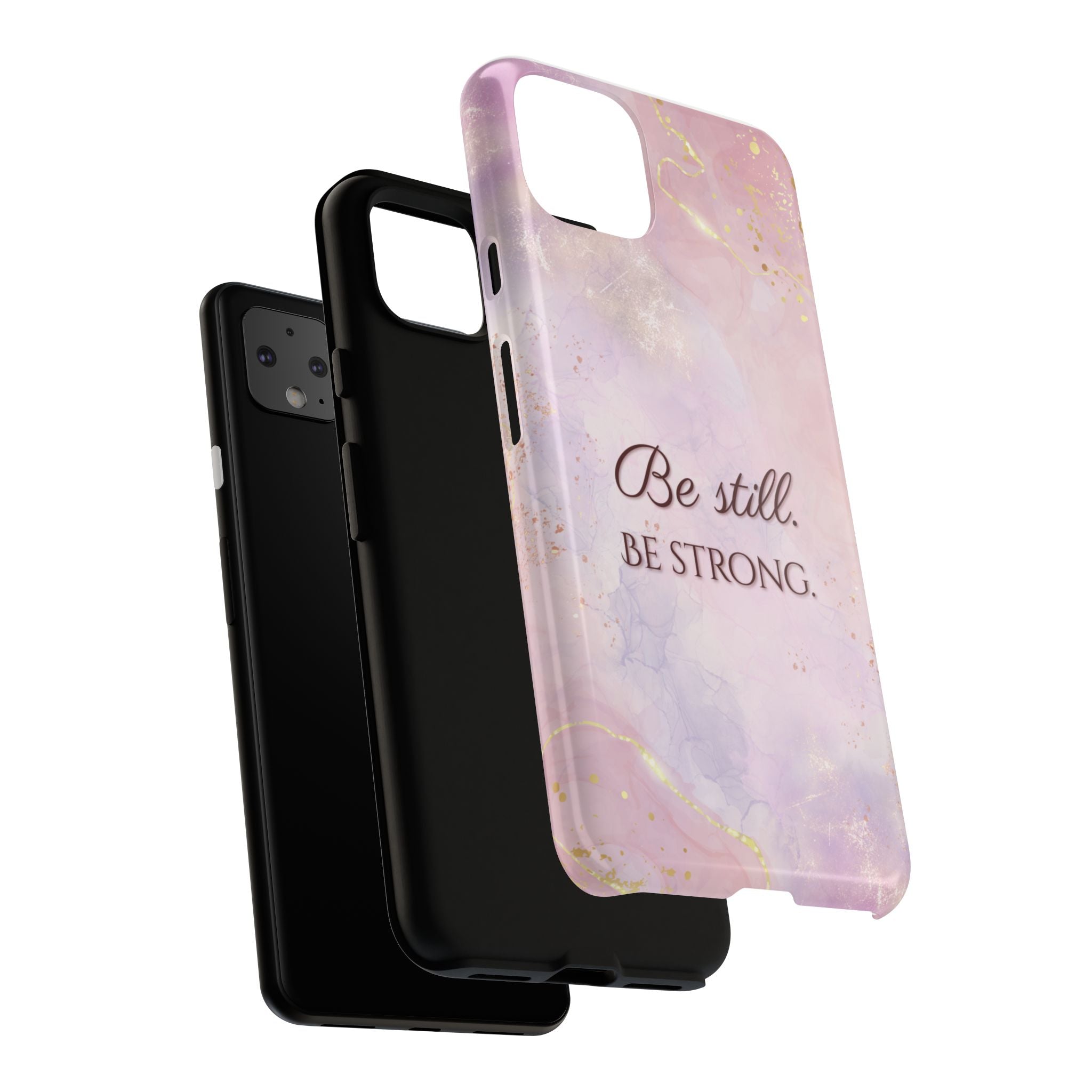 Be Still, Be Strong Marble Phone Case