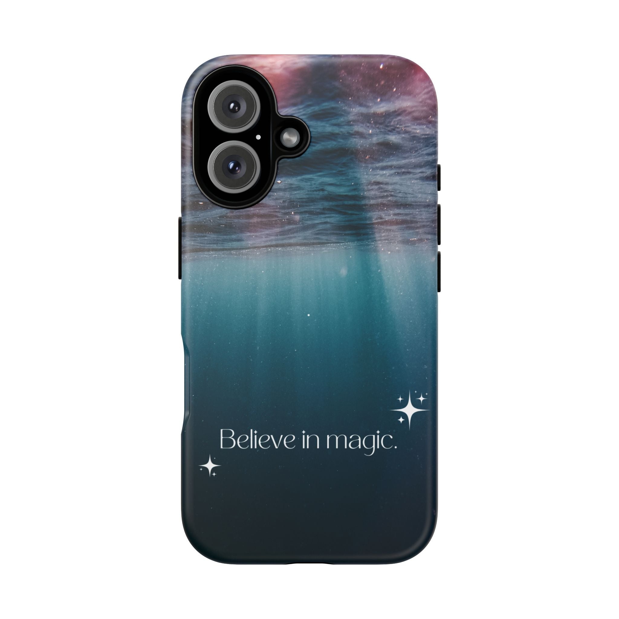 Believe in Magic Phone Case — Galaxy Ocean Phone Case