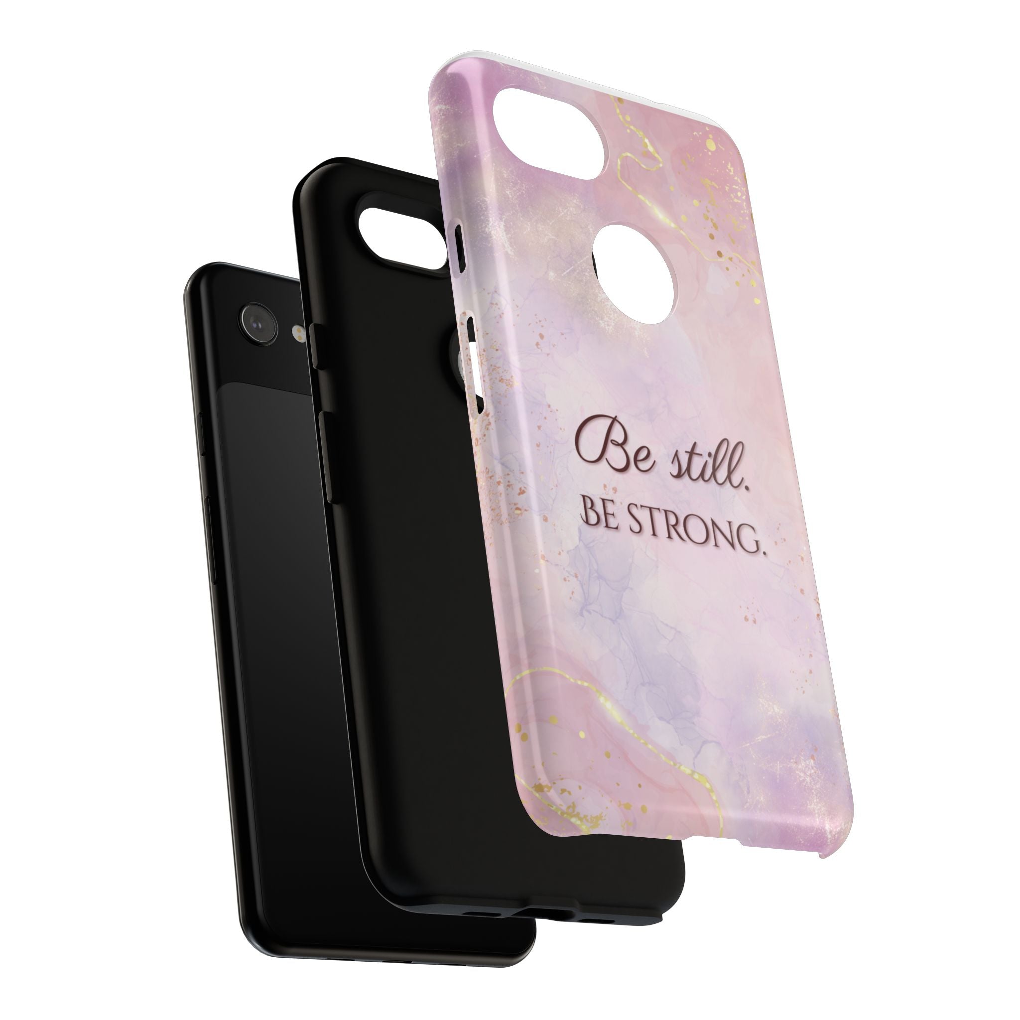Be Still, Be Strong Marble Phone Case