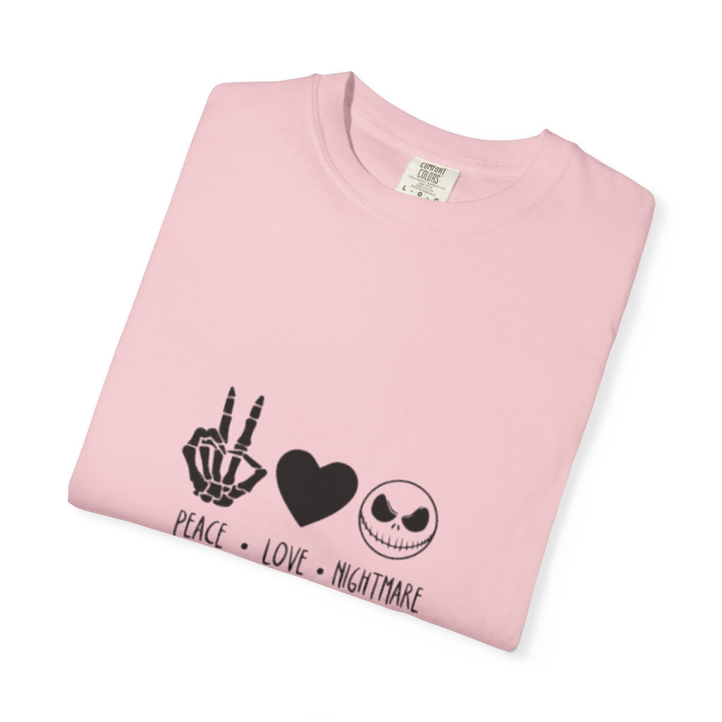 Peace • Love • Nightmare T-Shirt — Jack Skellington Inspired Graphic Tee