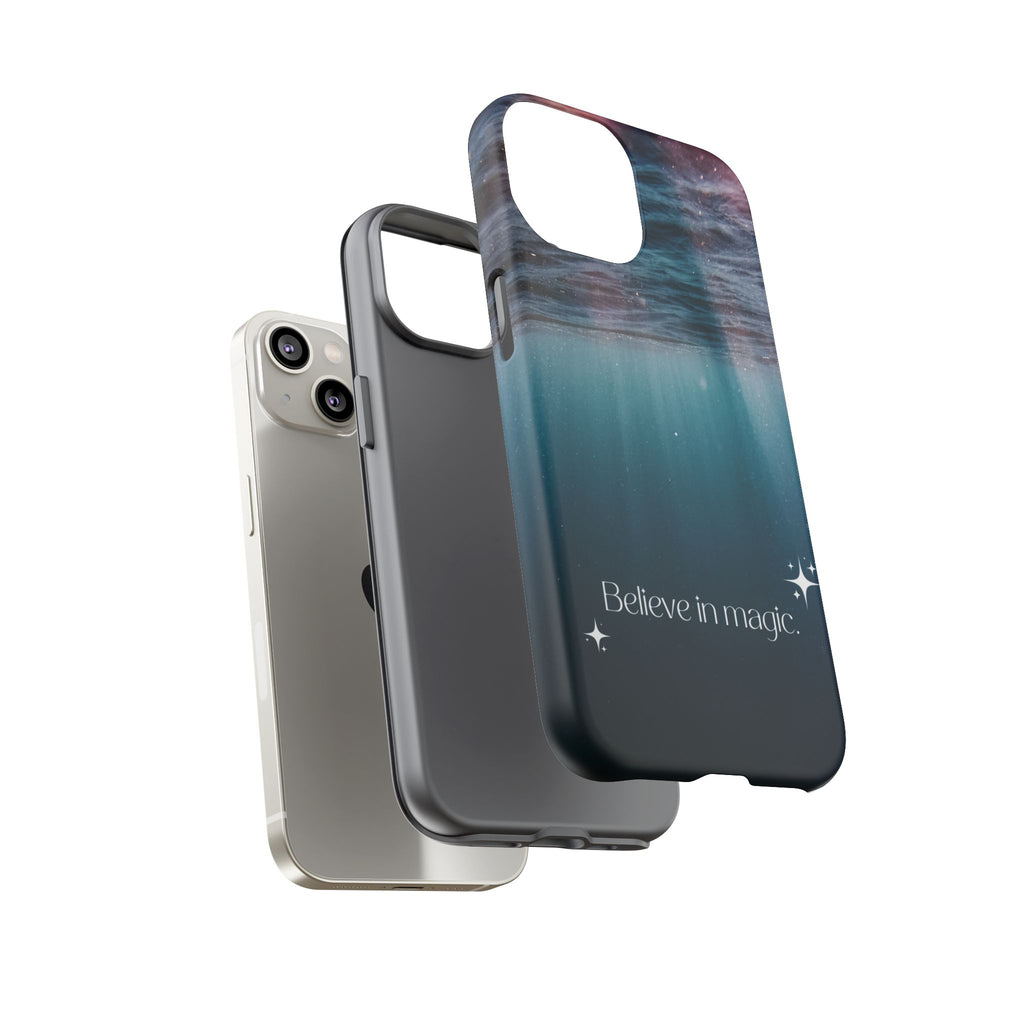 Believe in Magic Phone Case — Galaxy Ocean Phone Case