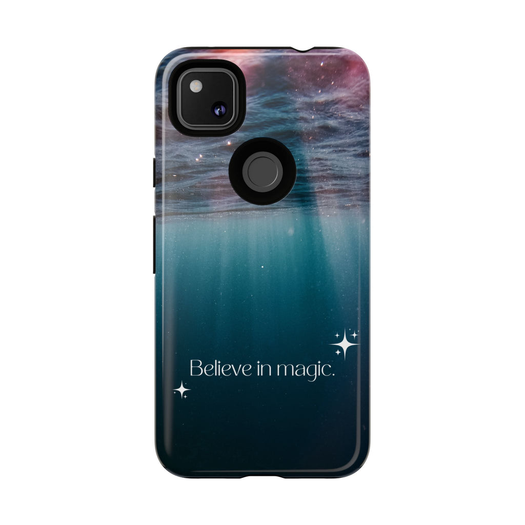 Believe in Magic Phone Case — Galaxy Ocean Phone Case