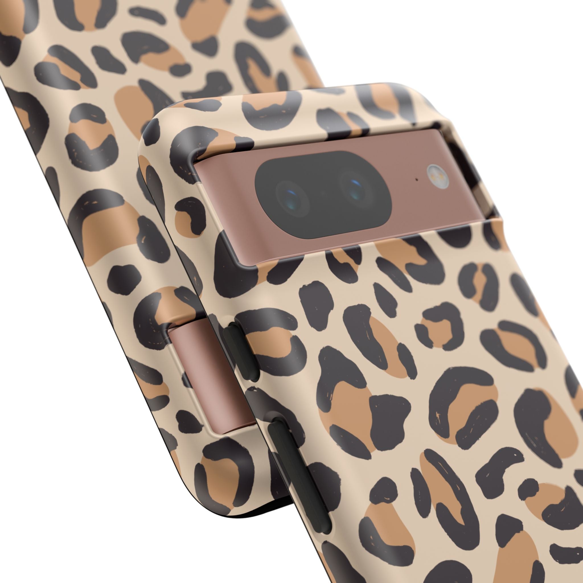 Leopard Print Tough Phone Case — Stylish Protective Phone Cover