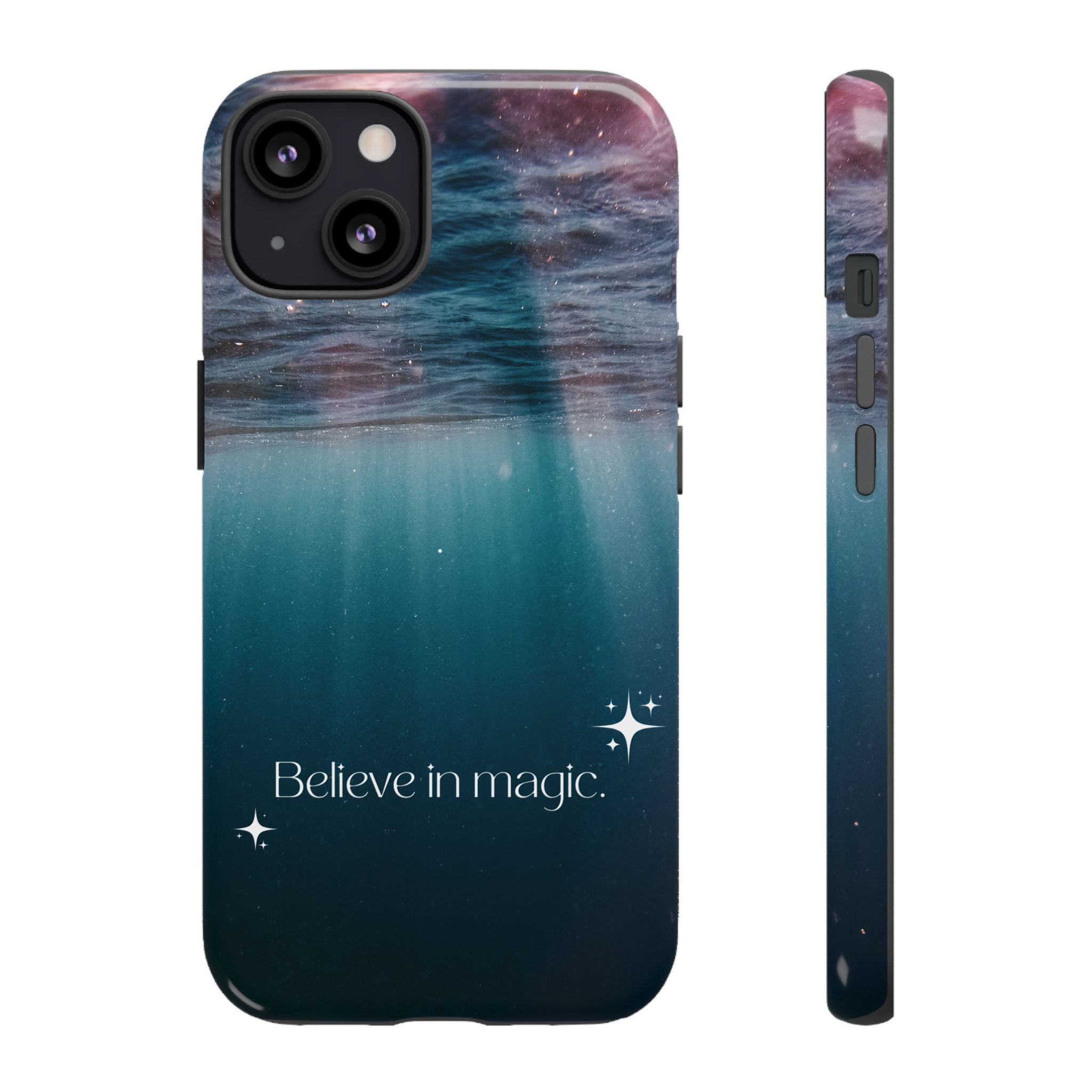 Believe in Magic Phone Case — Galaxy Ocean Phone Case