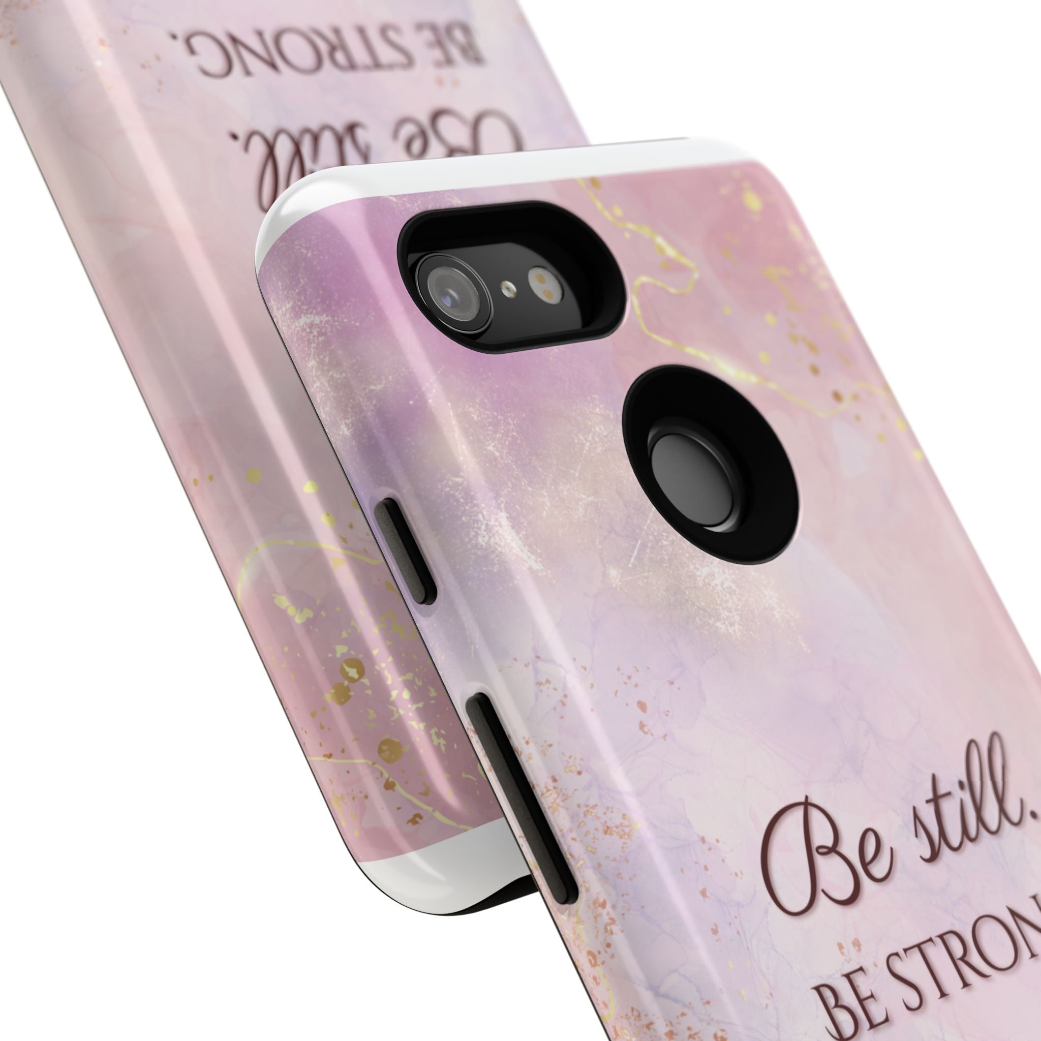 Be Still, Be Strong Marble Phone Case