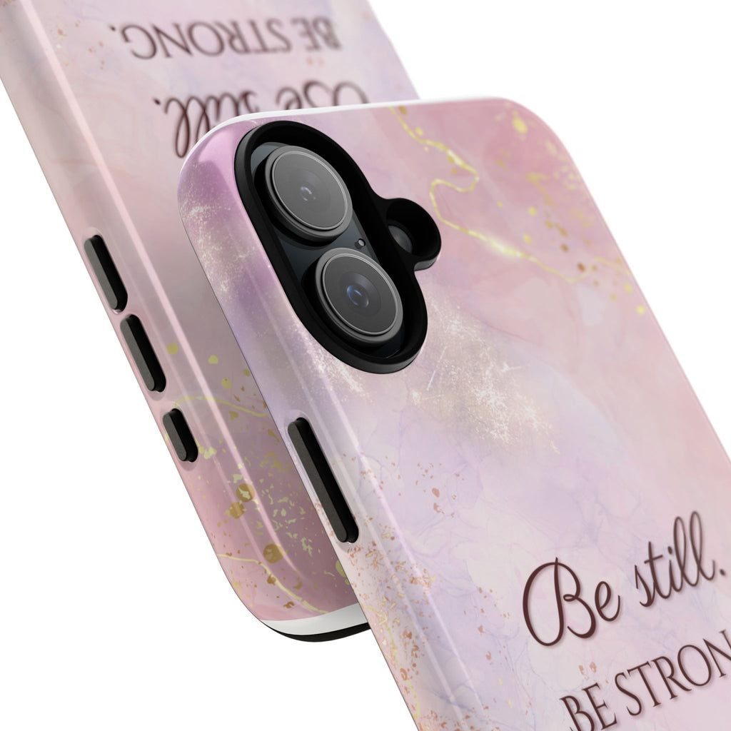Be Still, Be Strong Marble Phone Case