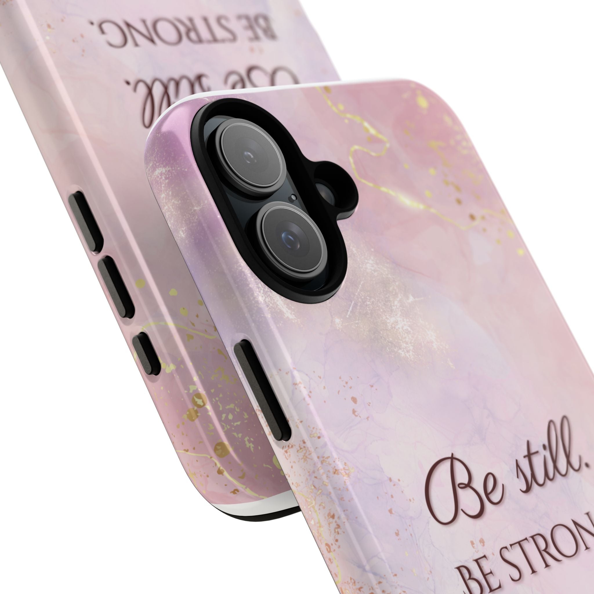 Be Still, Be Strong Marble Phone Case