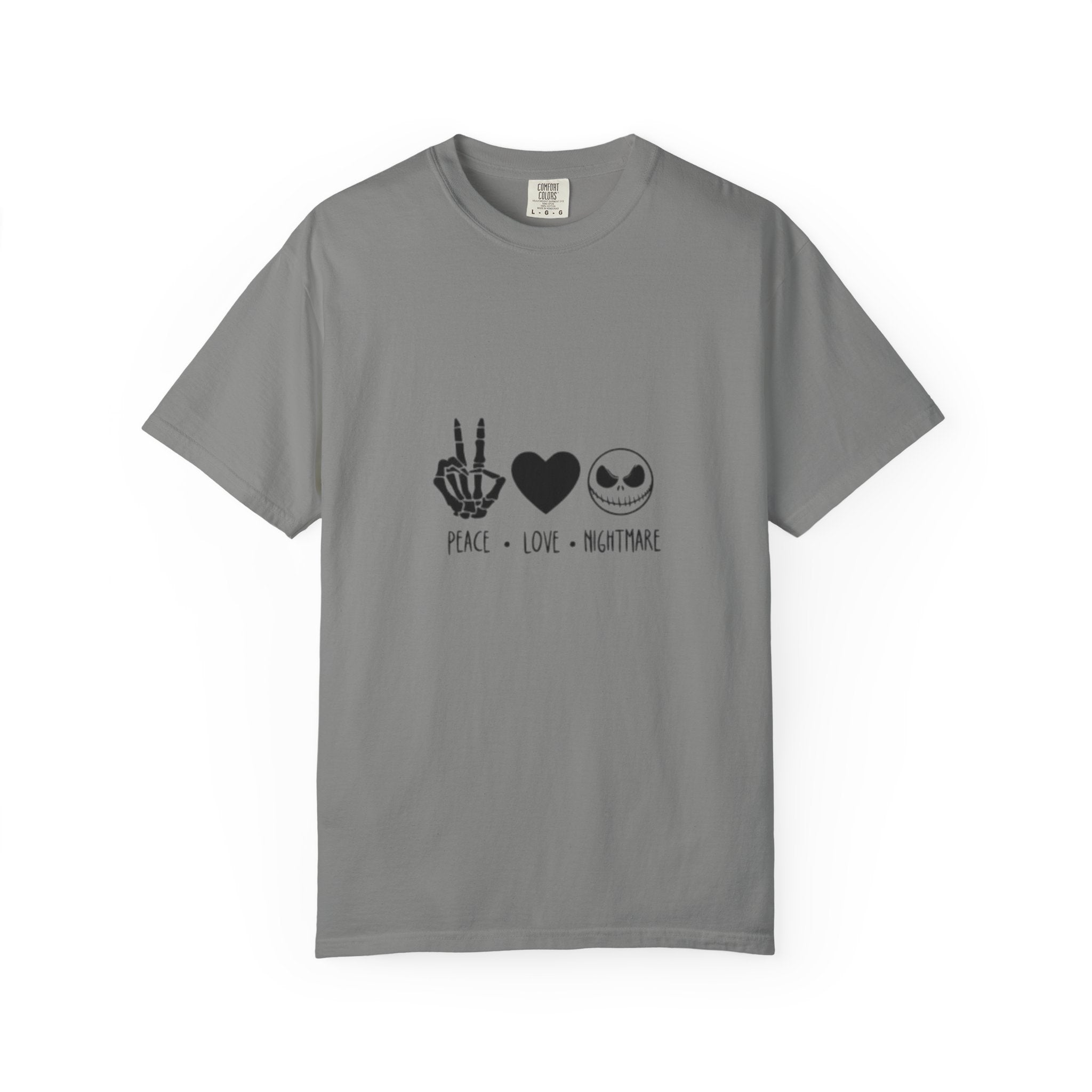 Peace • Love • Nightmare T-Shirt — Jack Skellington Inspired Graphic Tee