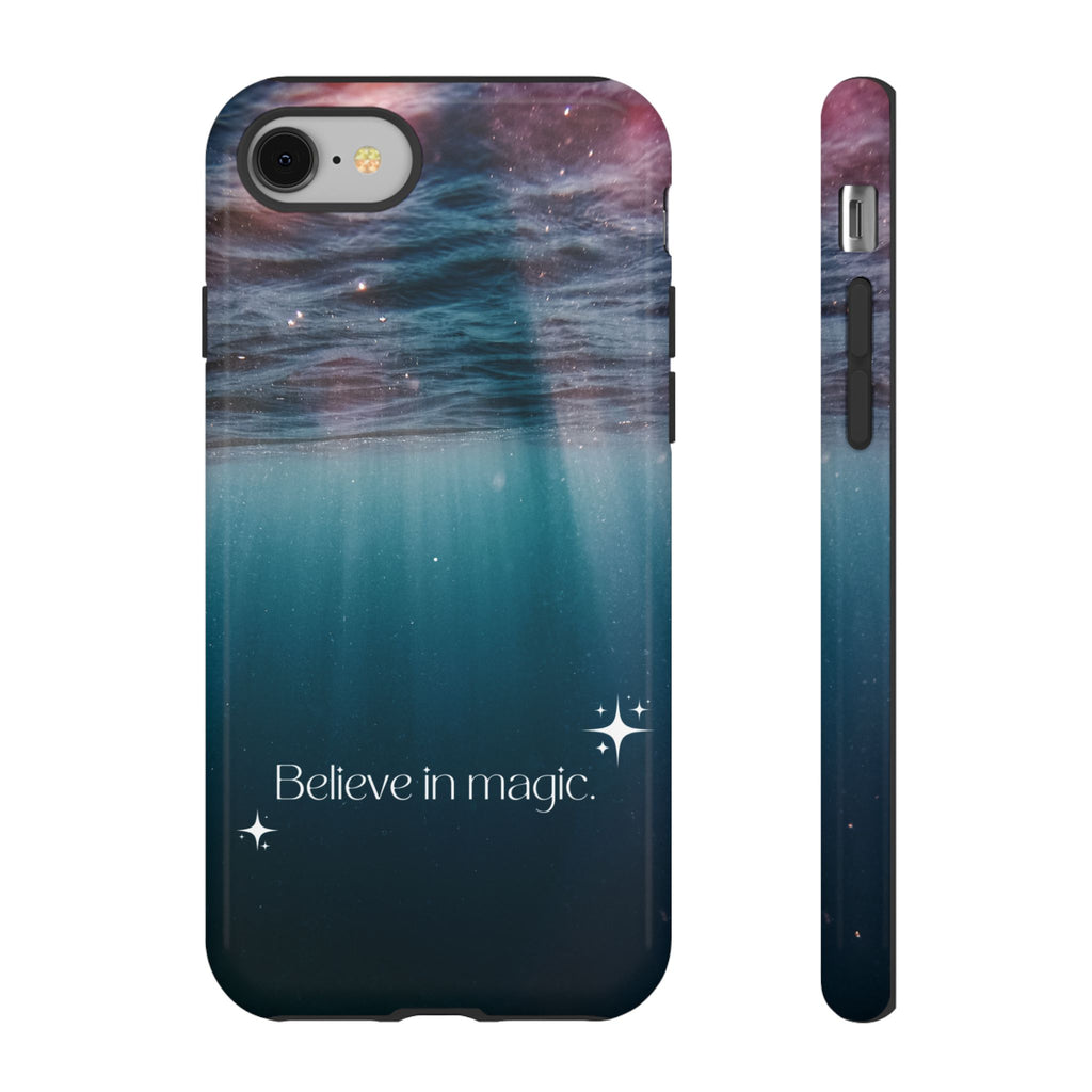 Believe in Magic Phone Case — Galaxy Ocean Phone Case