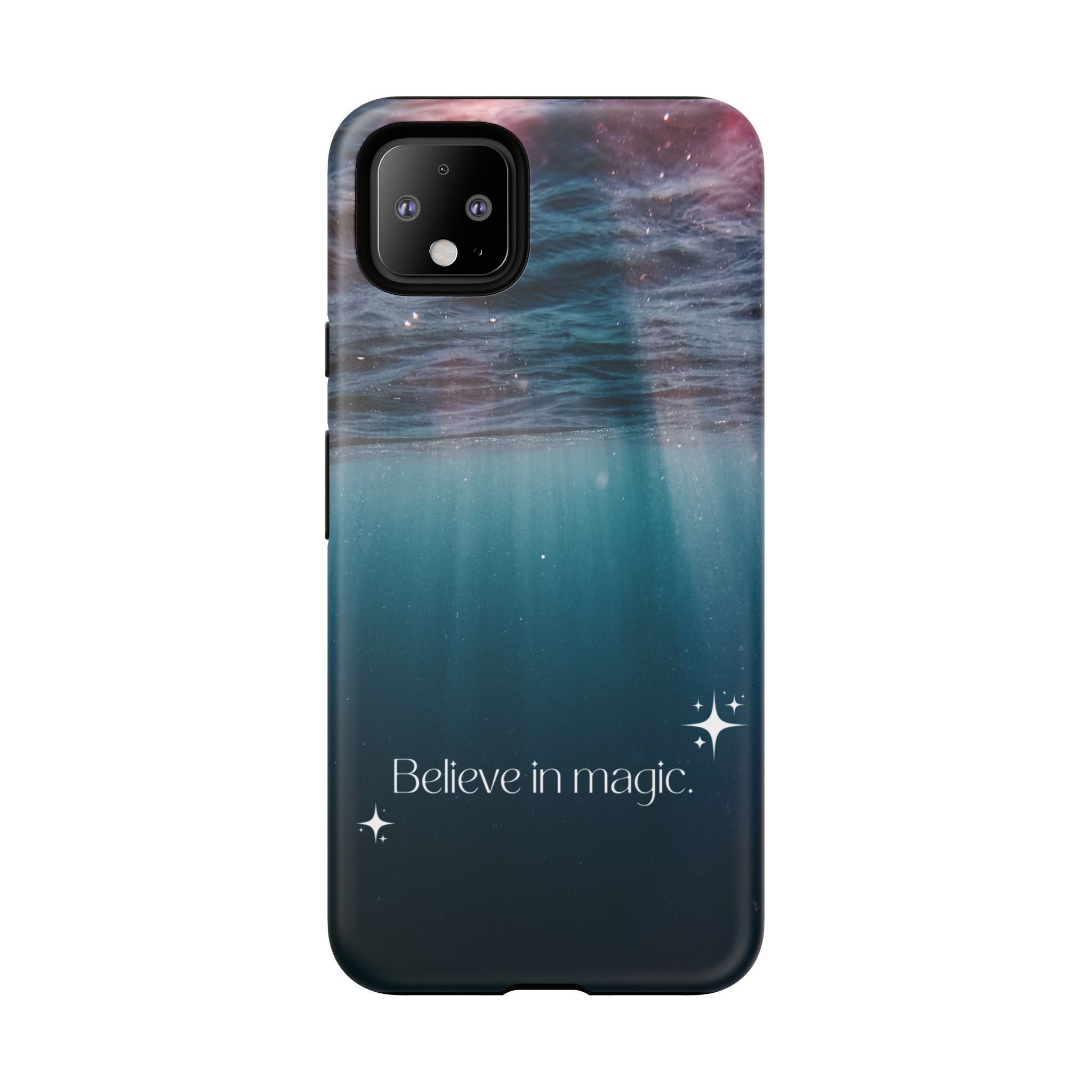 Believe in Magic Phone Case — Galaxy Ocean Phone Case