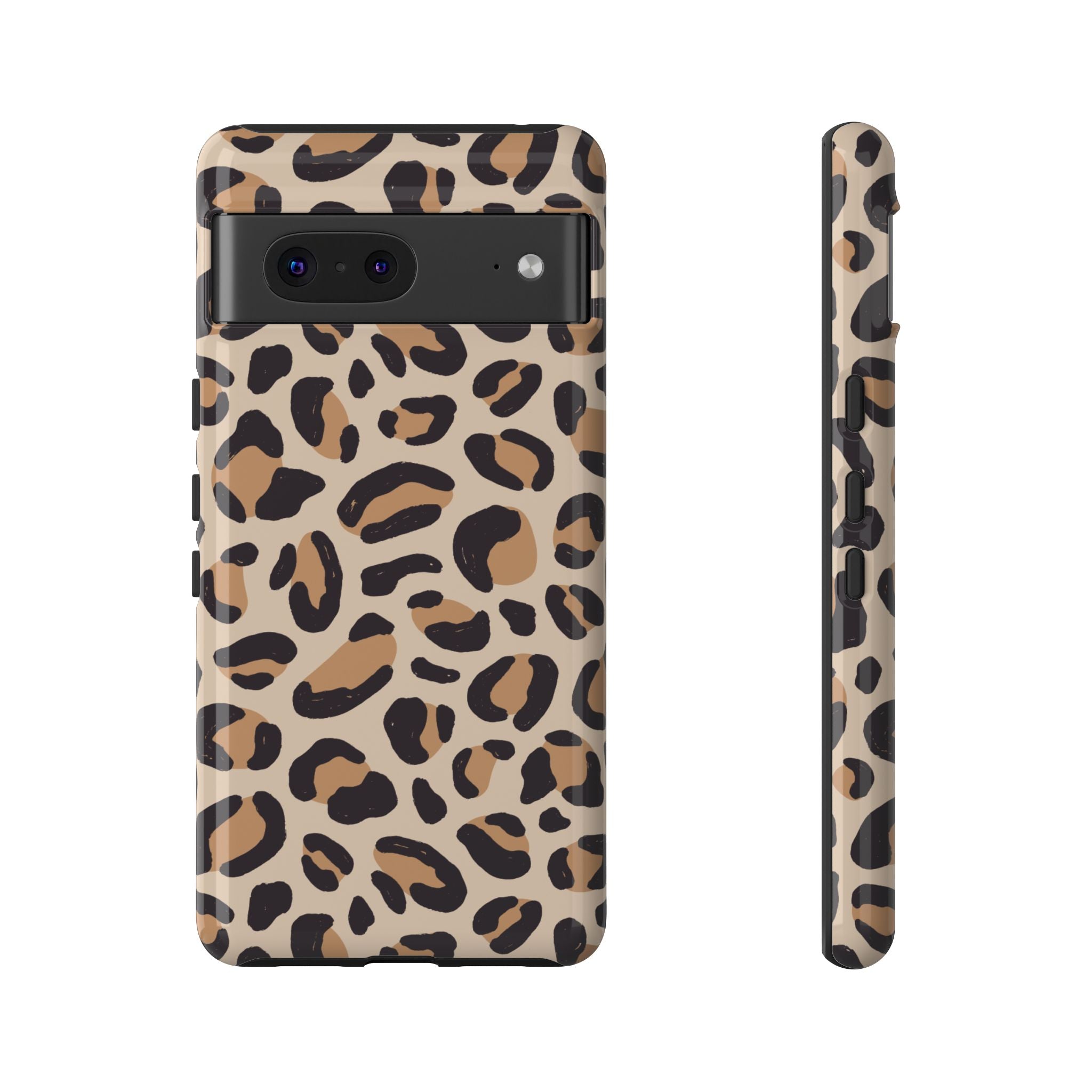 Leopard Print Tough Phone Case — Stylish Protective Phone Cover