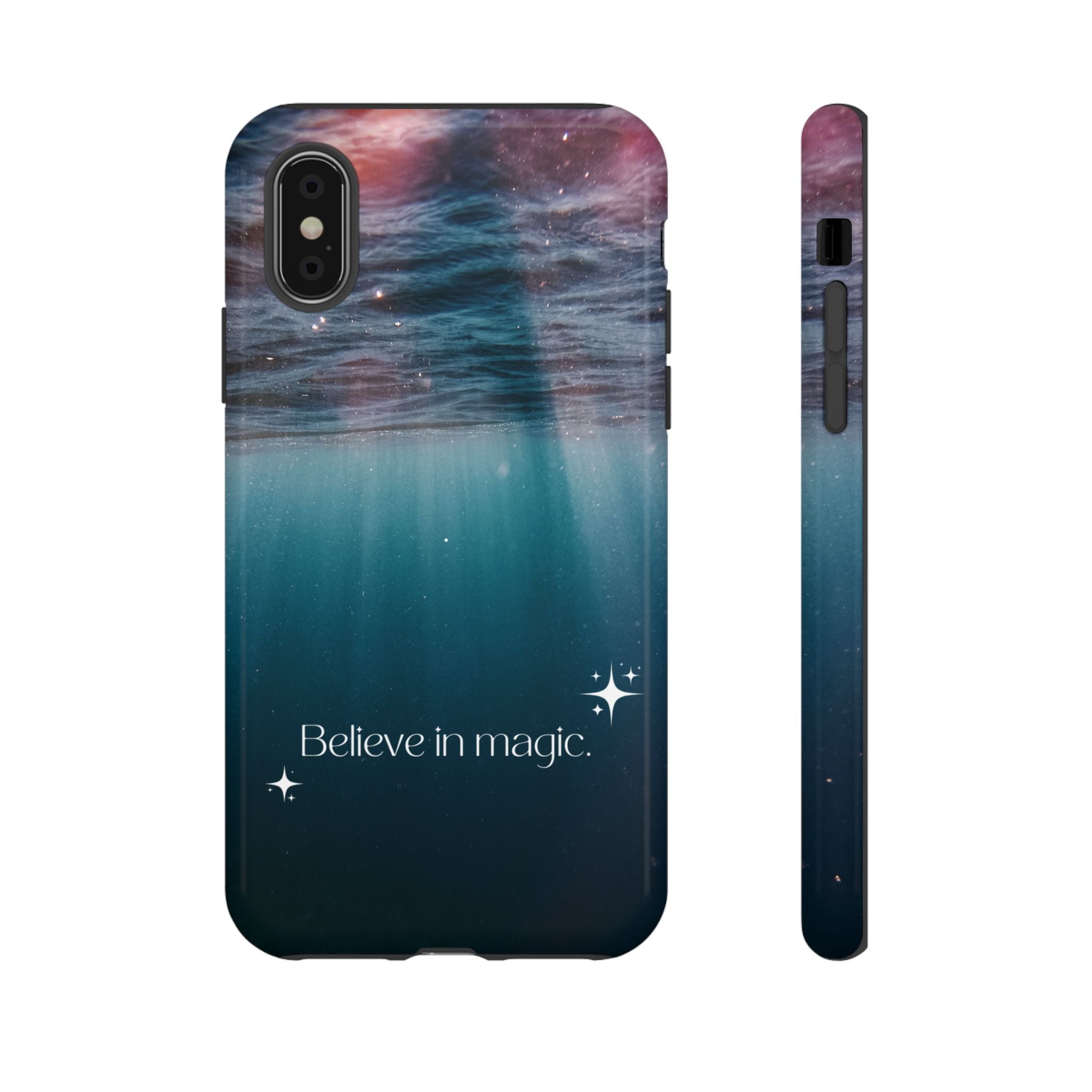 Believe in Magic Phone Case — Galaxy Ocean Phone Case