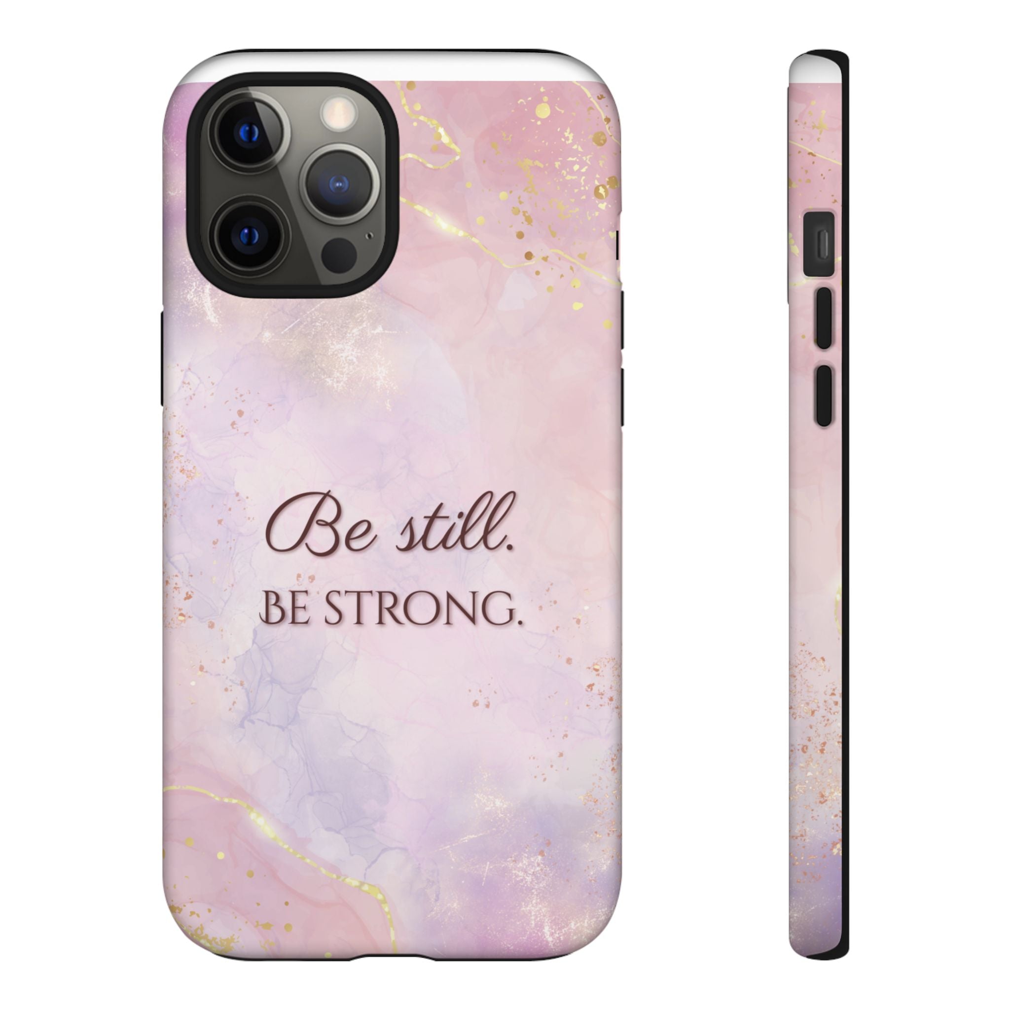 Be Still, Be Strong Marble Phone Case