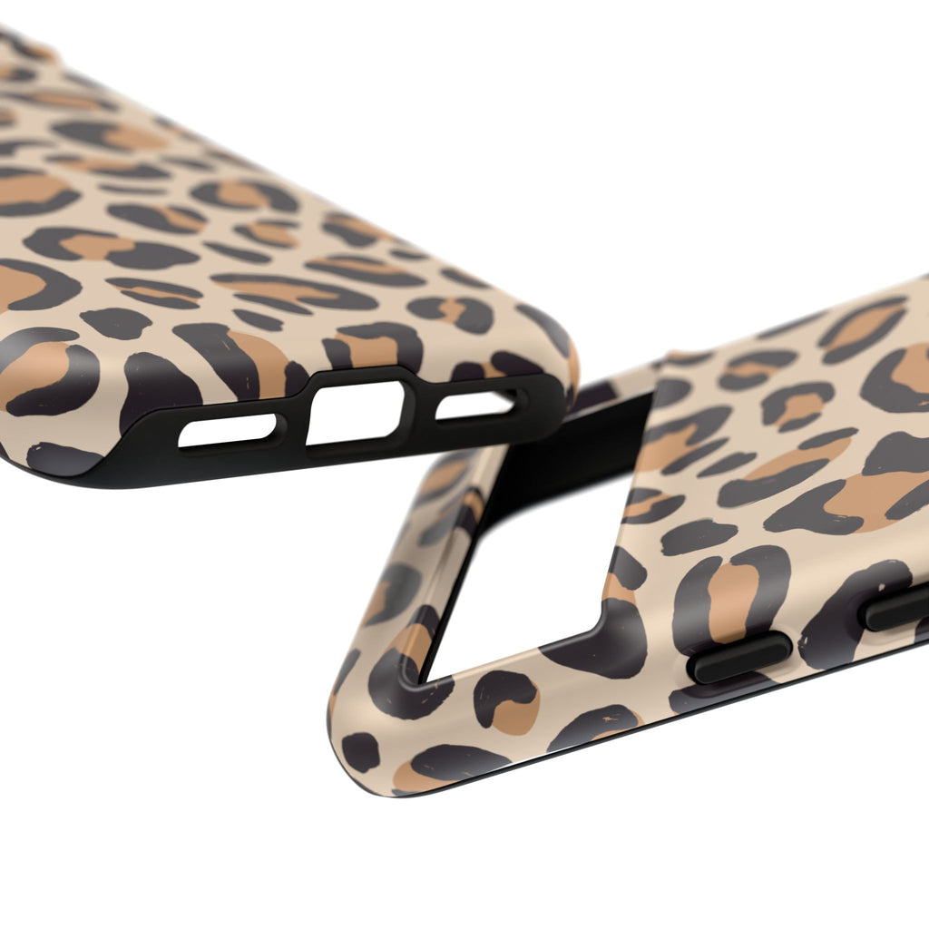 Leopard Print Tough Phone Case — Stylish Protective Phone Cover