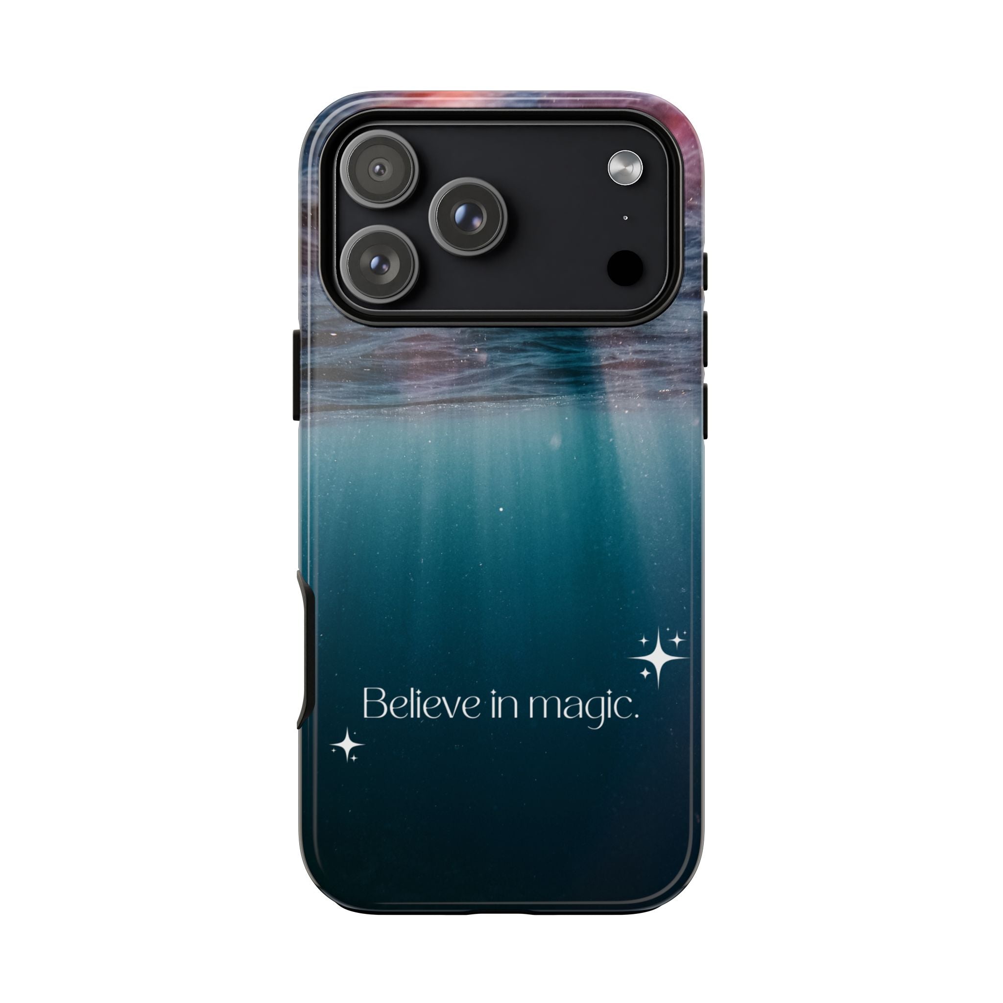 Believe in Magic Phone Case — Galaxy Ocean Phone Case
