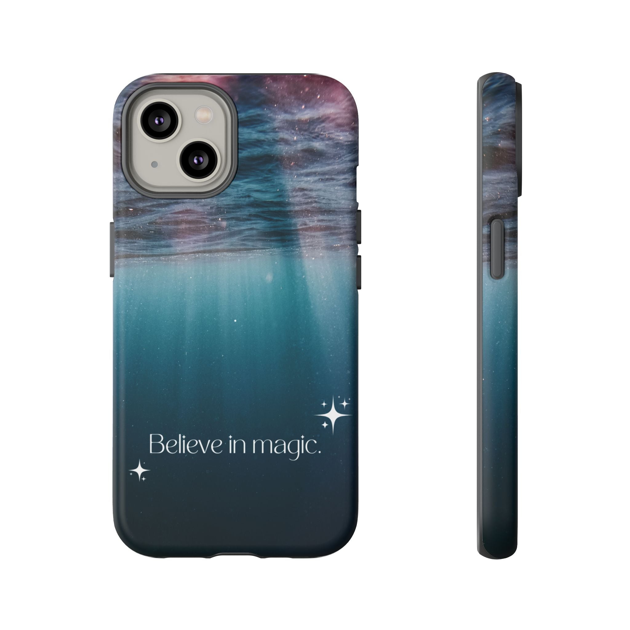 Believe in Magic Phone Case — Galaxy Ocean Phone Case