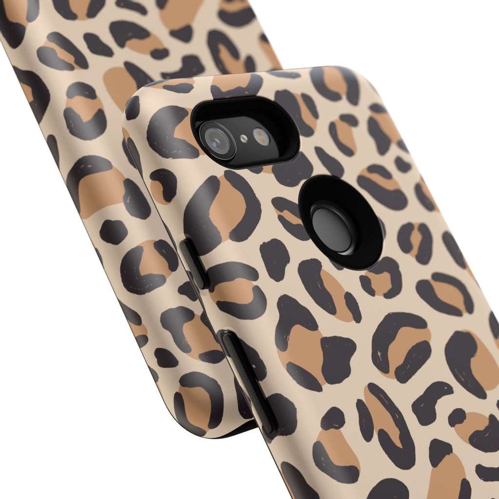 Leopard Print Tough Phone Case — Stylish Protective Phone Cover