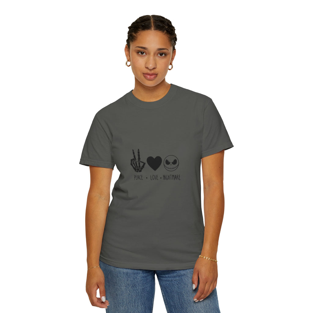 Peace • Love • Nightmare T-Shirt — Jack Skellington Inspired Graphic Tee