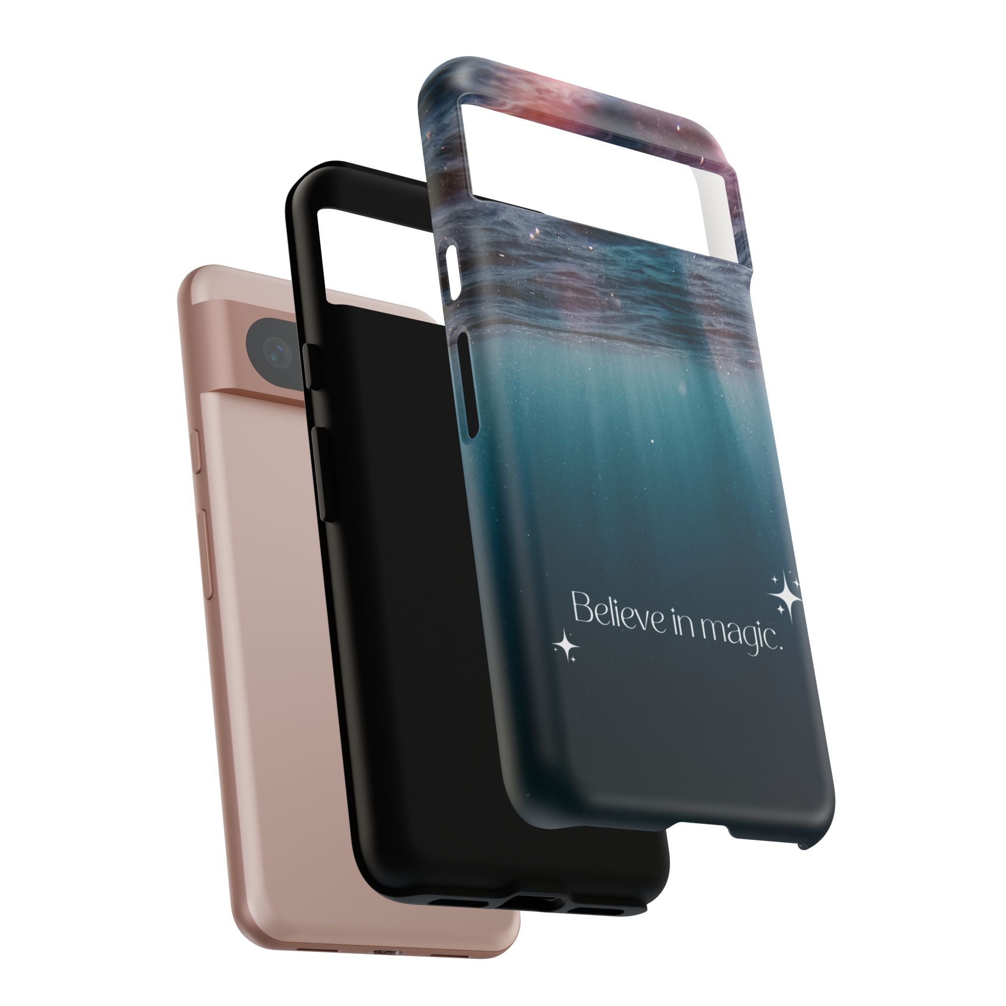 Believe in Magic Phone Case — Galaxy Ocean Phone Case