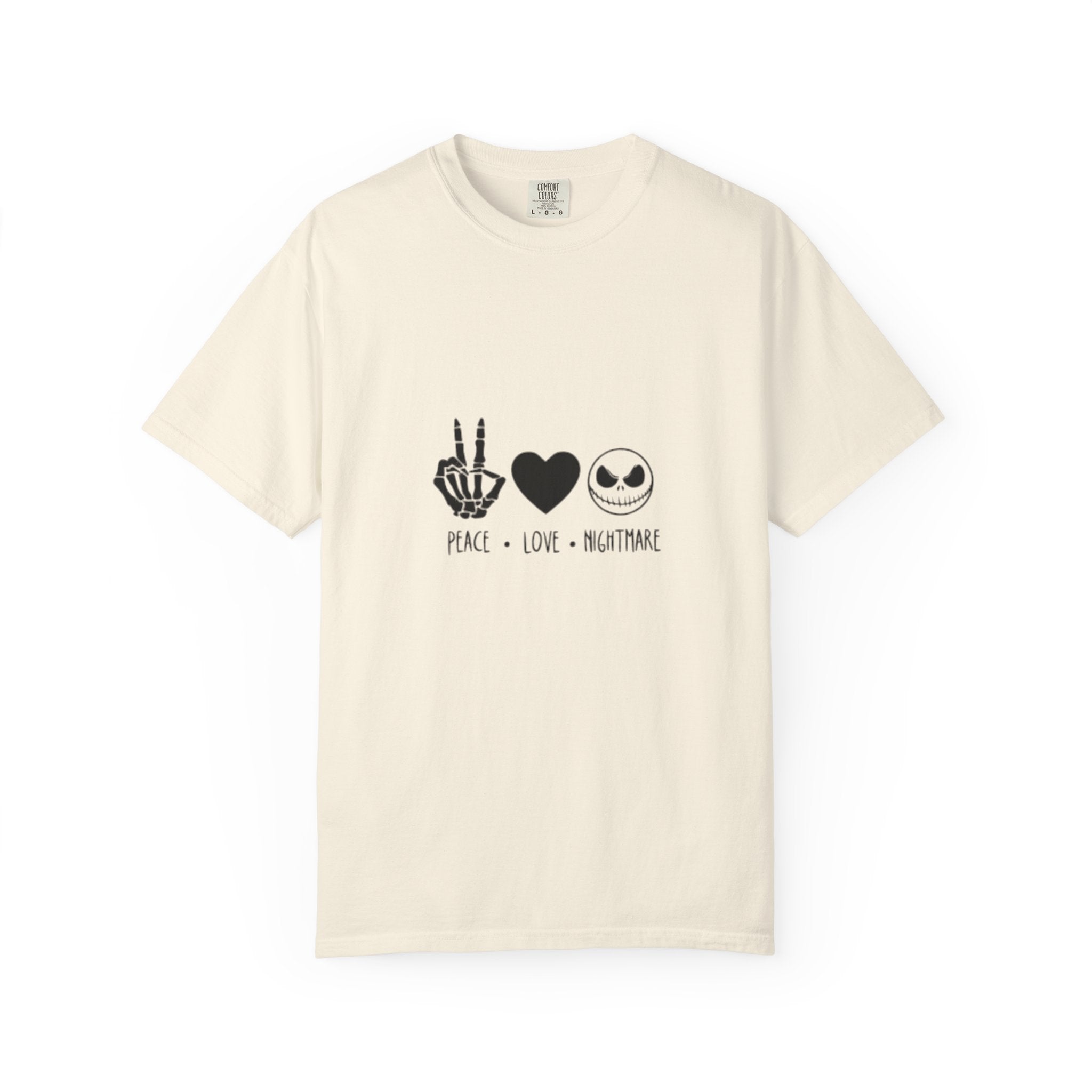 Peace • Love • Nightmare T-Shirt — Jack Skellington Inspired Graphic Tee