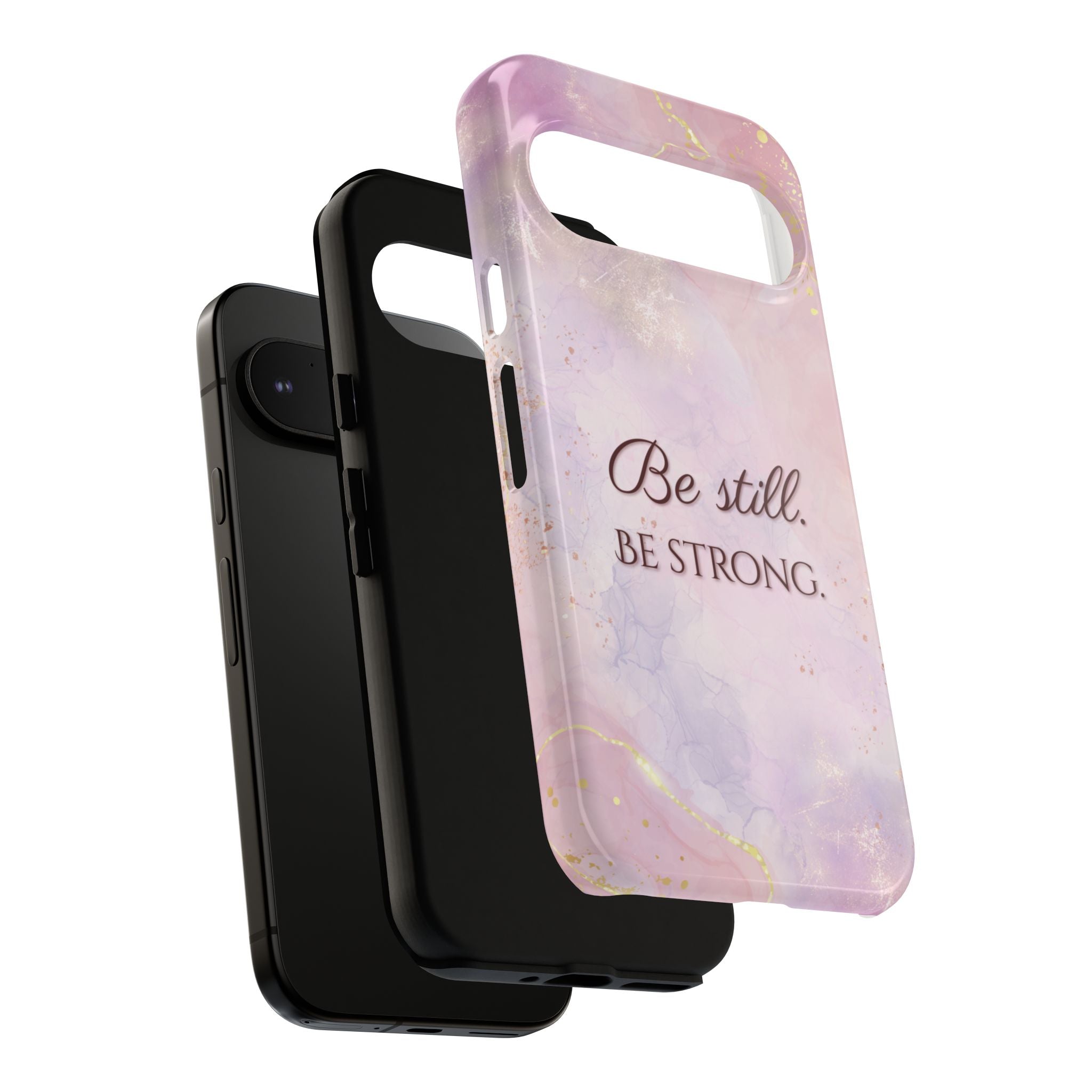 Be Still, Be Strong Marble Phone Case