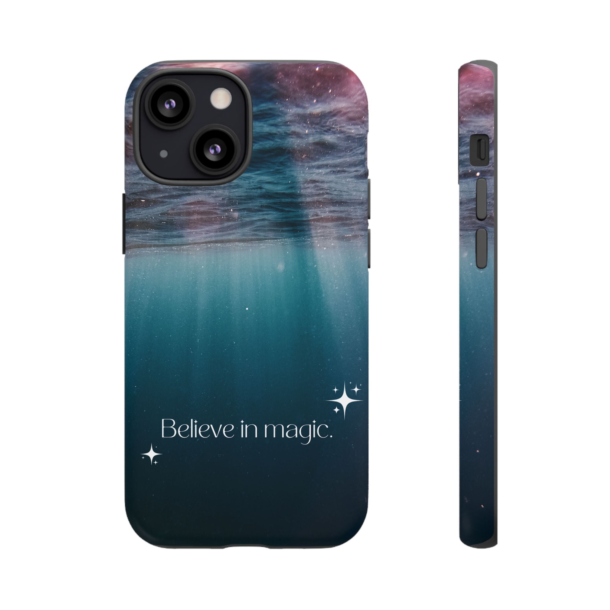 Believe in Magic Phone Case — Galaxy Ocean Phone Case
