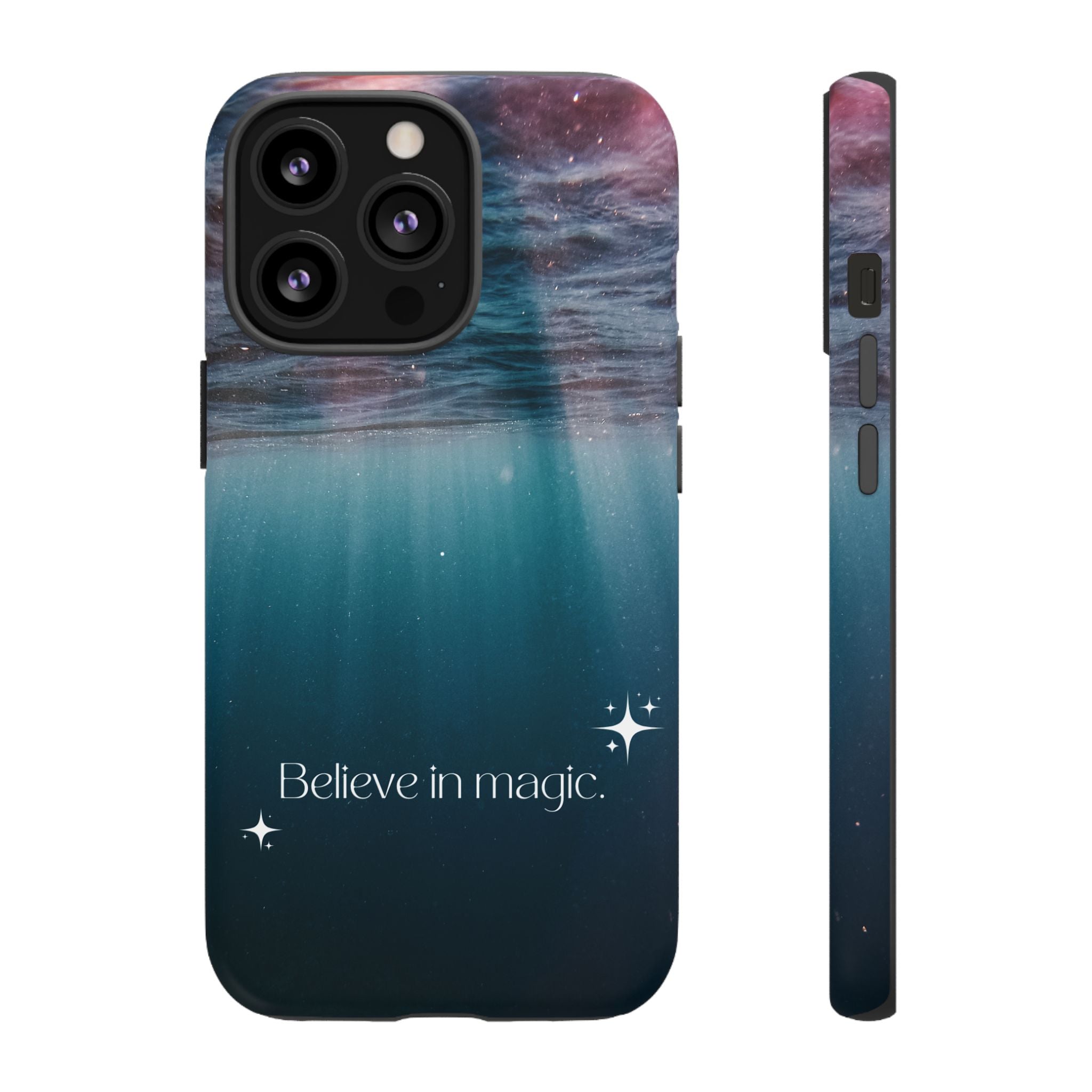 Believe in Magic Phone Case — Galaxy Ocean Phone Case
