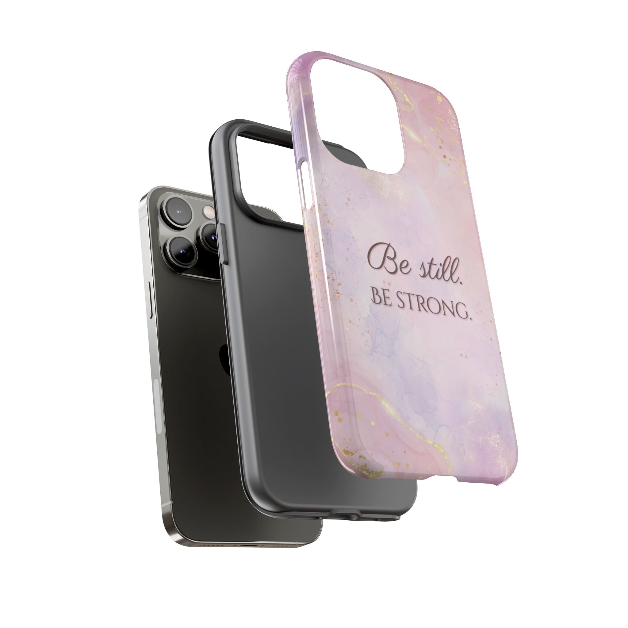 Be Still, Be Strong Marble Phone Case