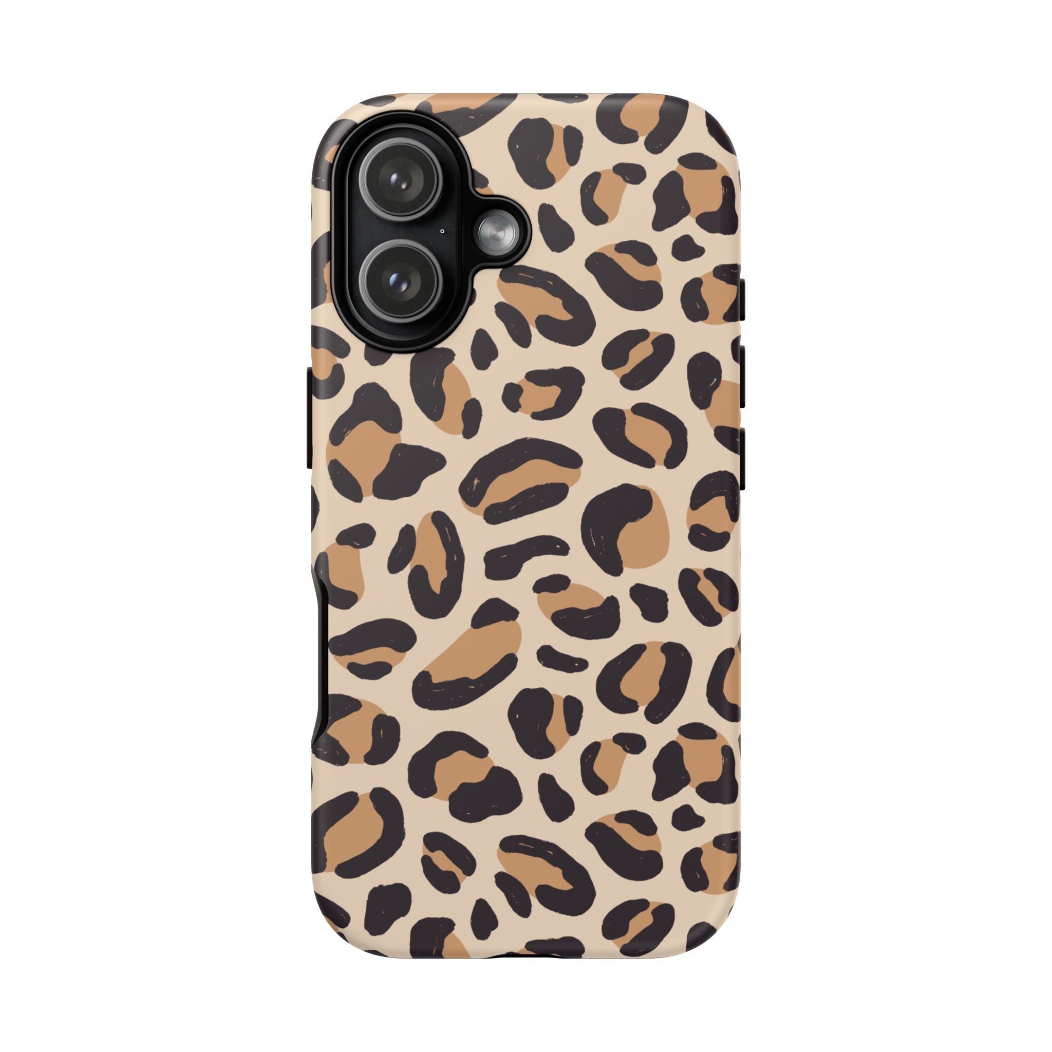 Leopard Print Tough Phone Case — Stylish Protective Phone Cover
