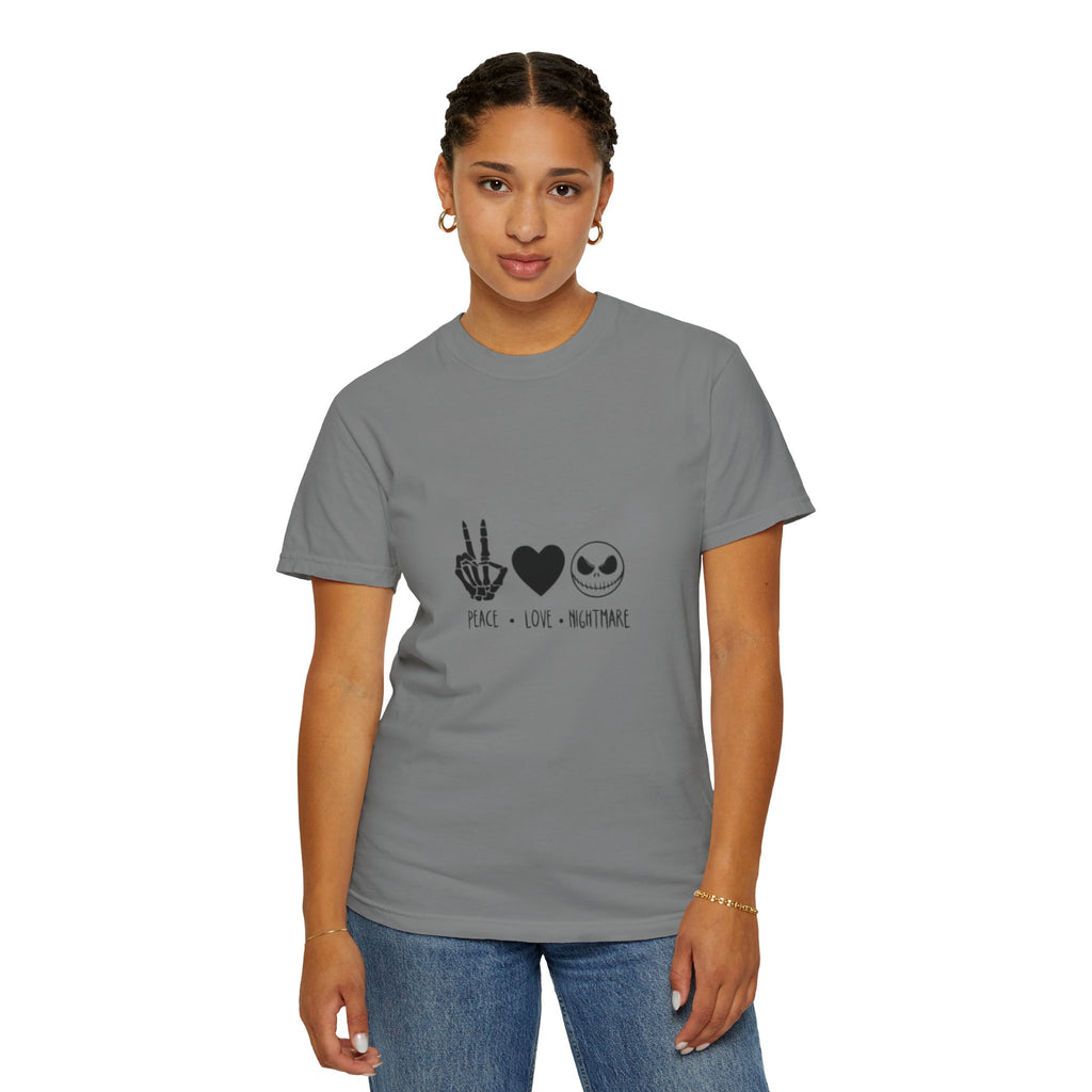 Peace • Love • Nightmare T-Shirt — Jack Skellington Inspired Graphic Tee