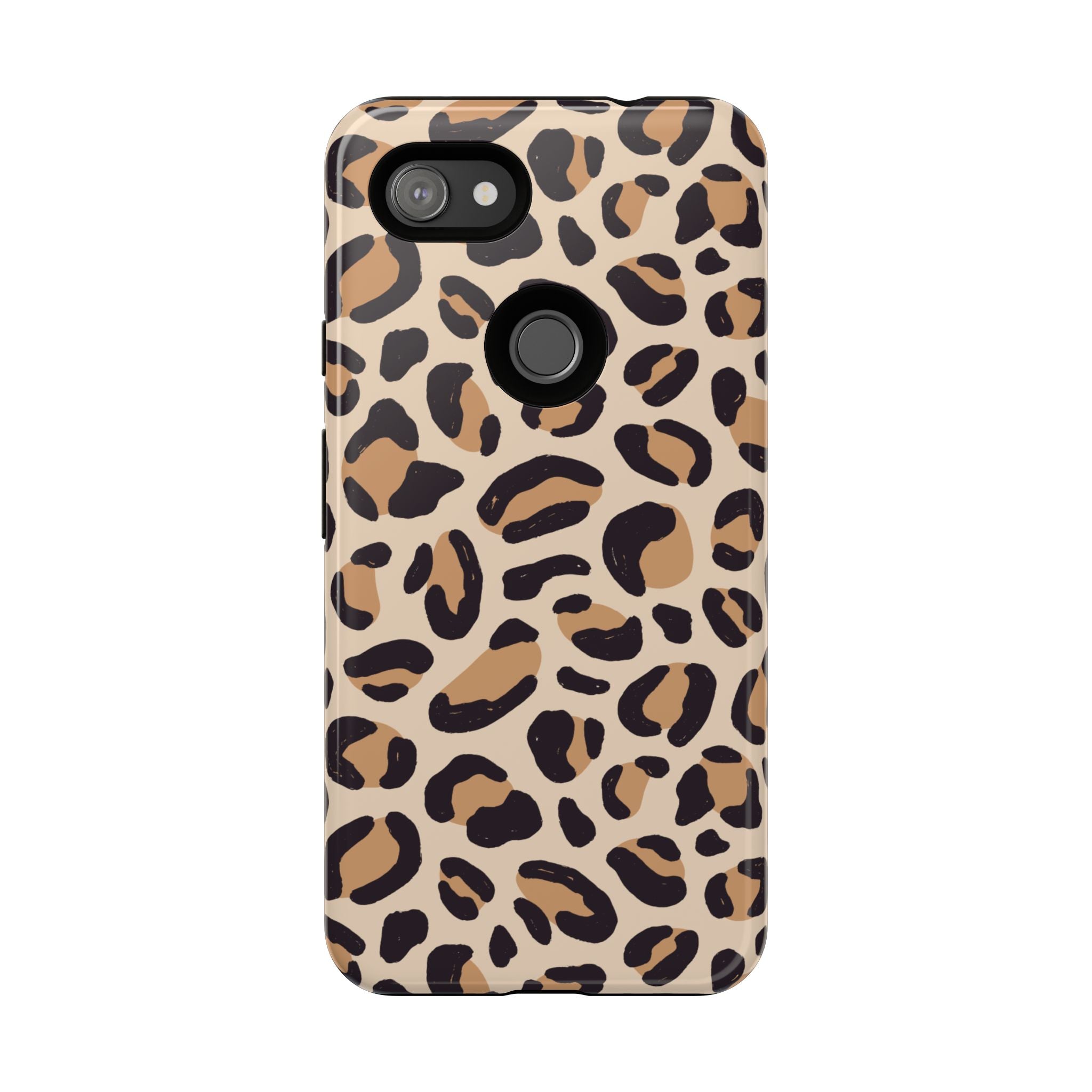 Leopard Print Tough Phone Case — Stylish Protective Phone Cover
