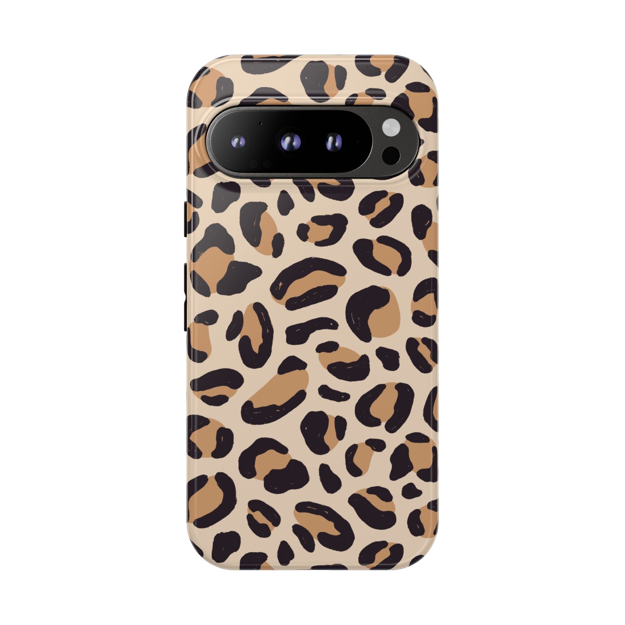 Leopard Print Tough Phone Case — Stylish Protective Phone Cover