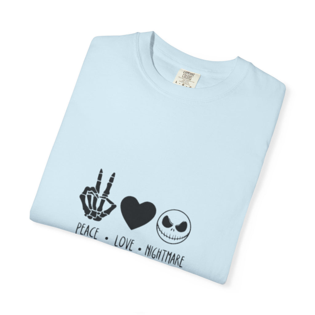 Peace • Love • Nightmare T-Shirt — Jack Skellington Inspired Graphic Tee