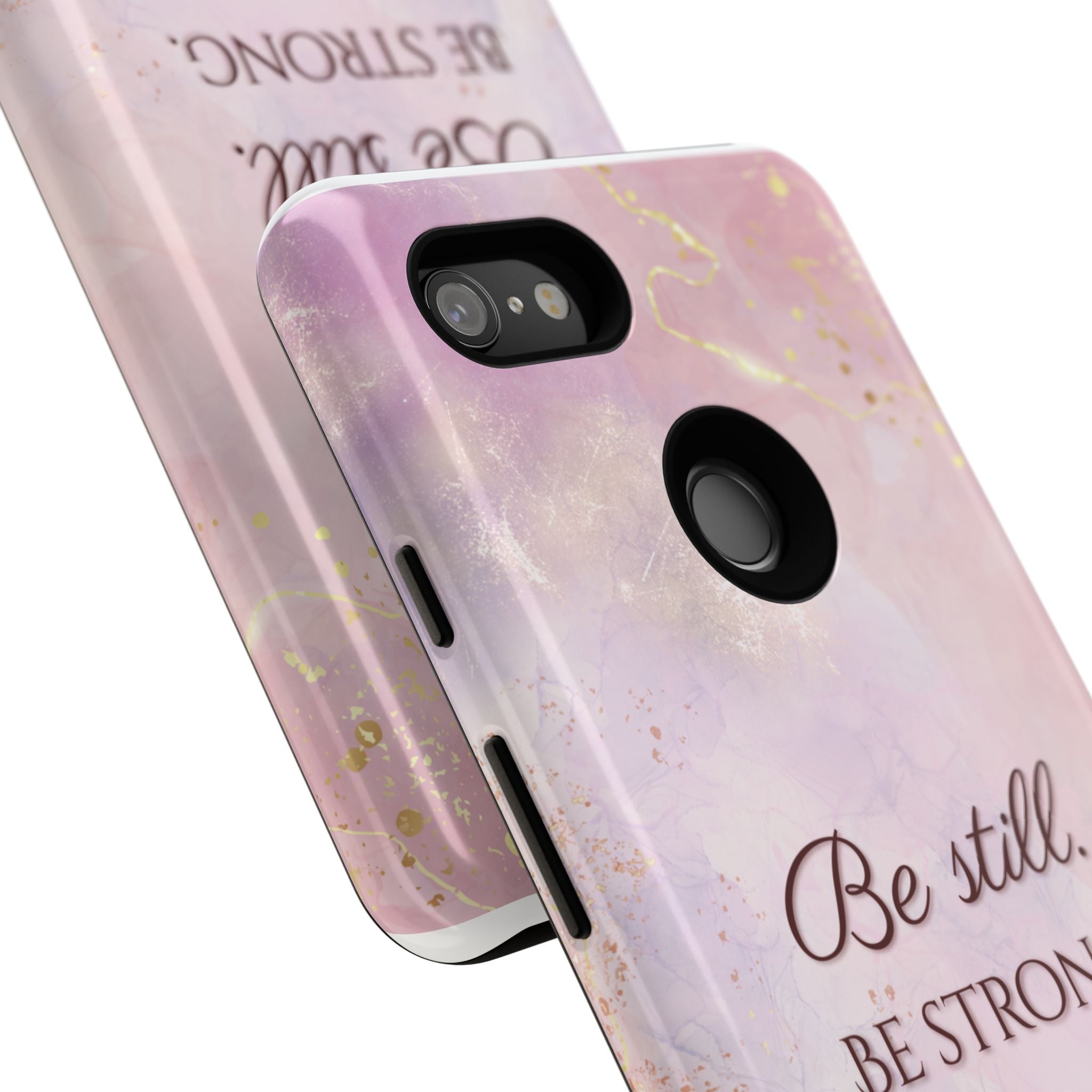 Be Still, Be Strong Marble Phone Case